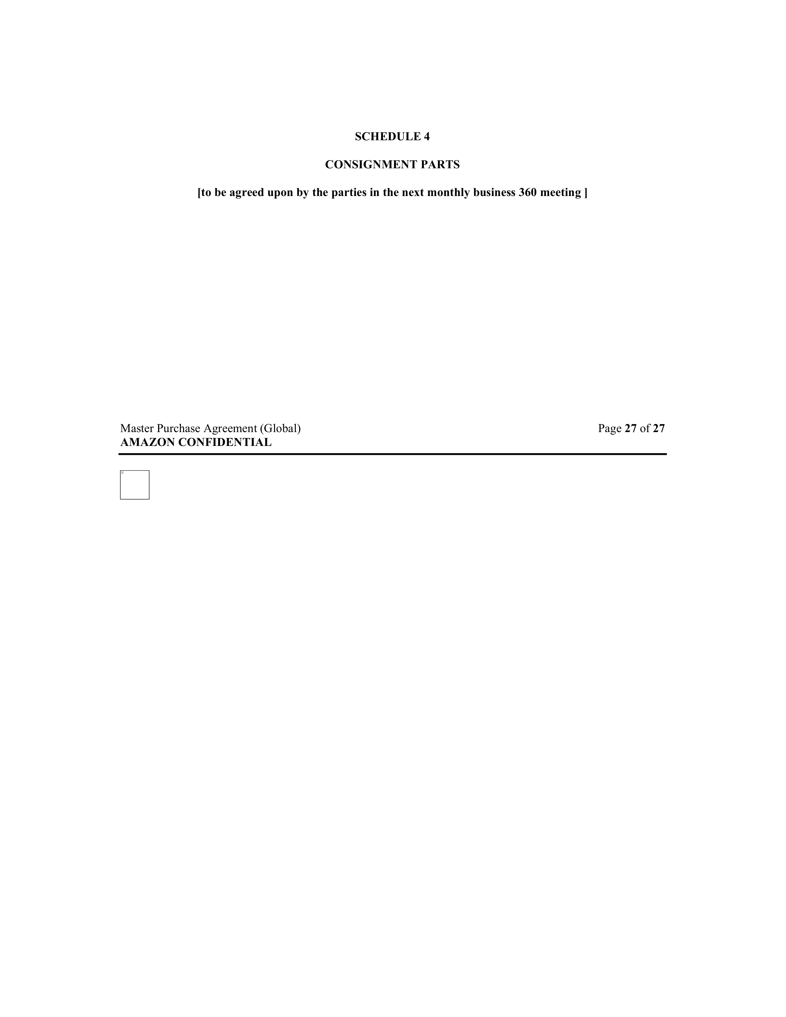 AMAZON MASTER PURCHASE AGREEMENT — page 47