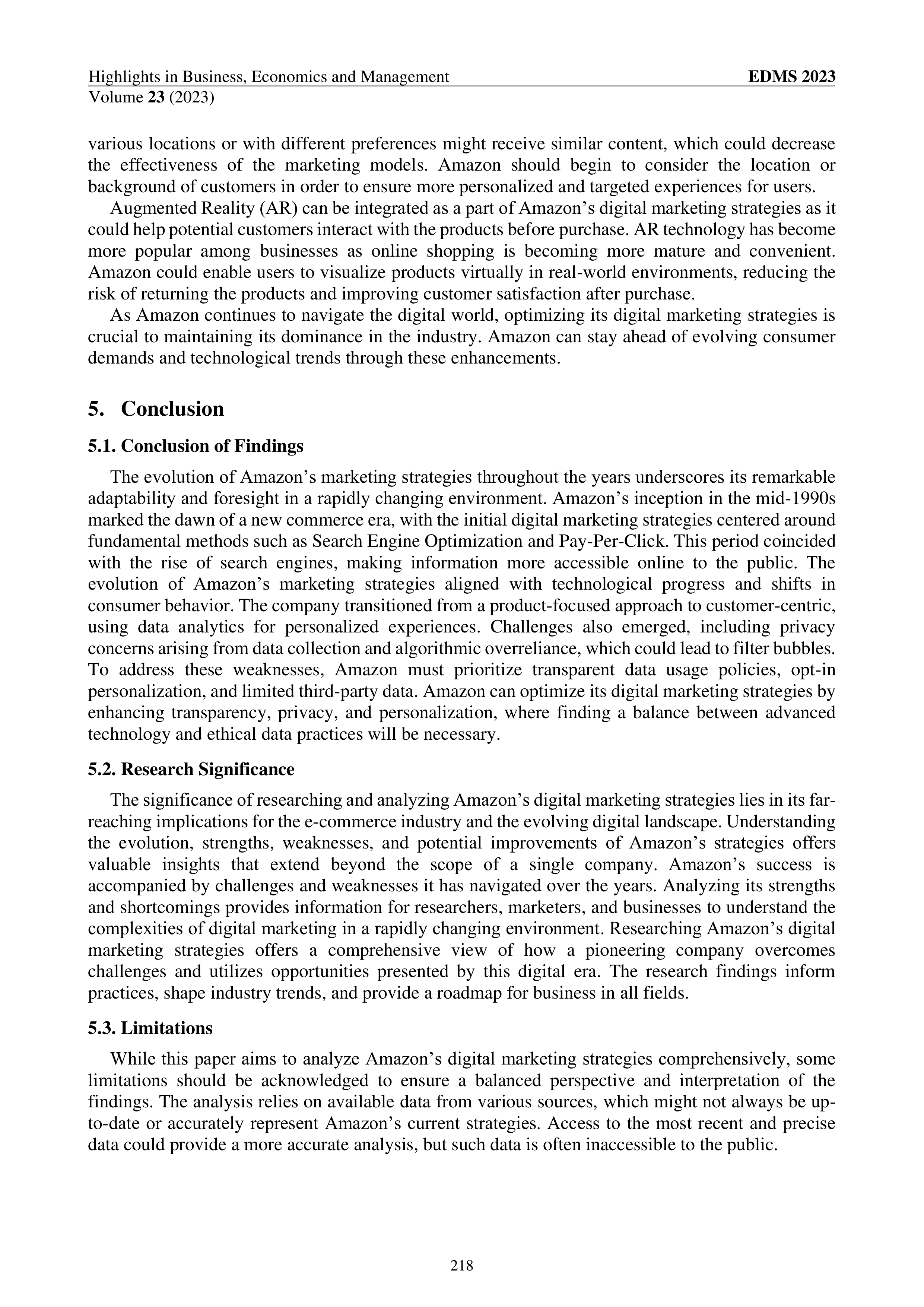 Amazon Marketing Strategy — page 6