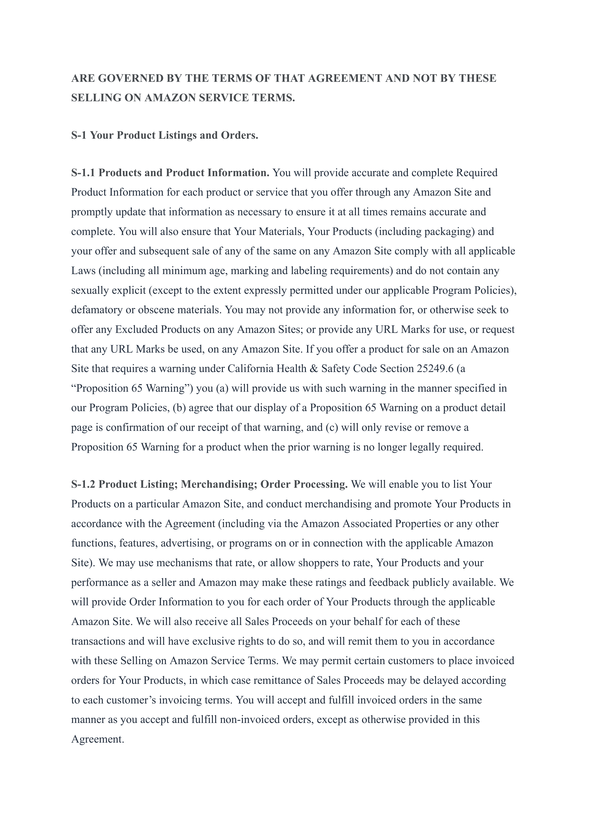 Amazon Services Business Solutions Agreement — page 19