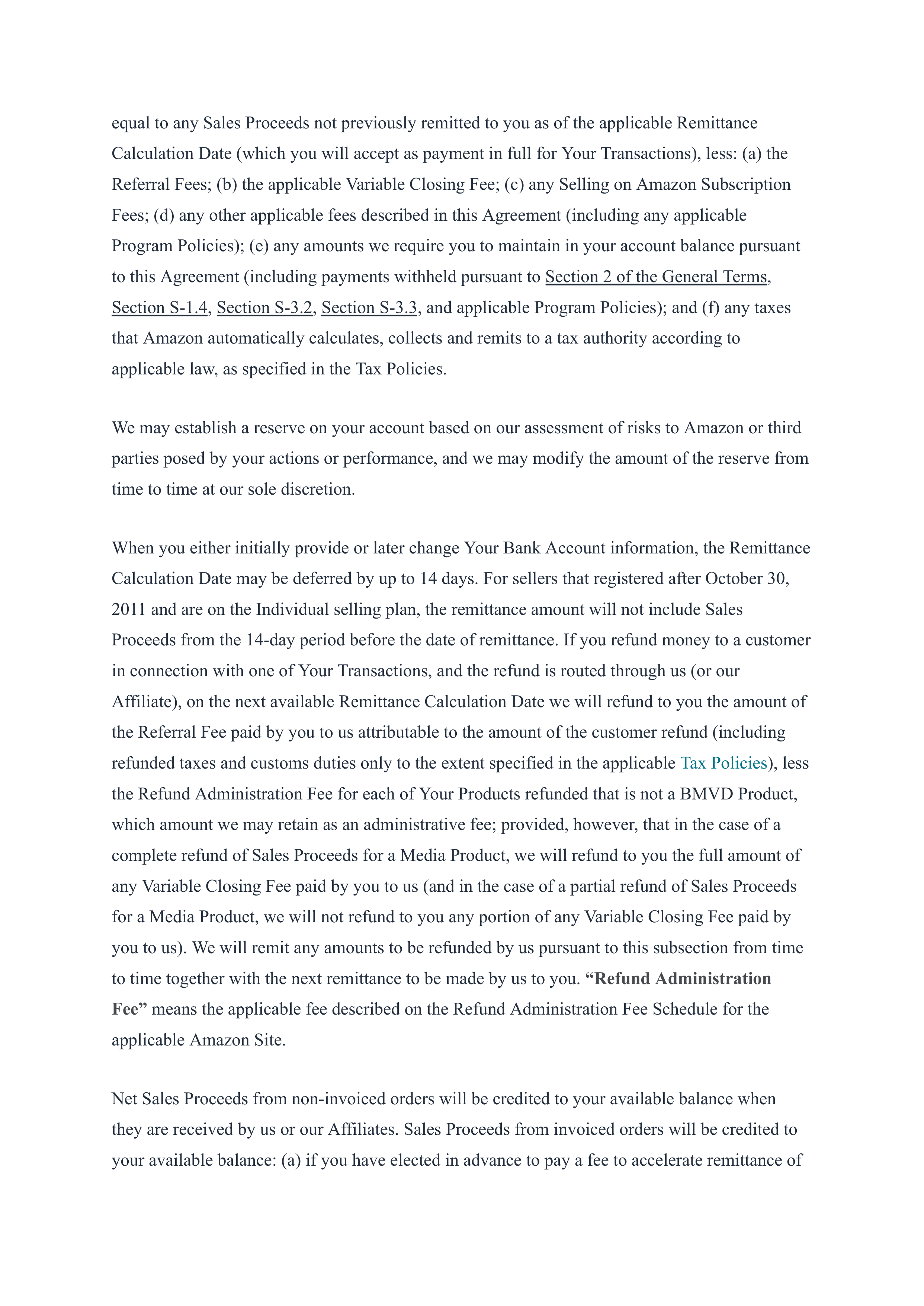 Amazon Services Business Solutions Agreement — page 23