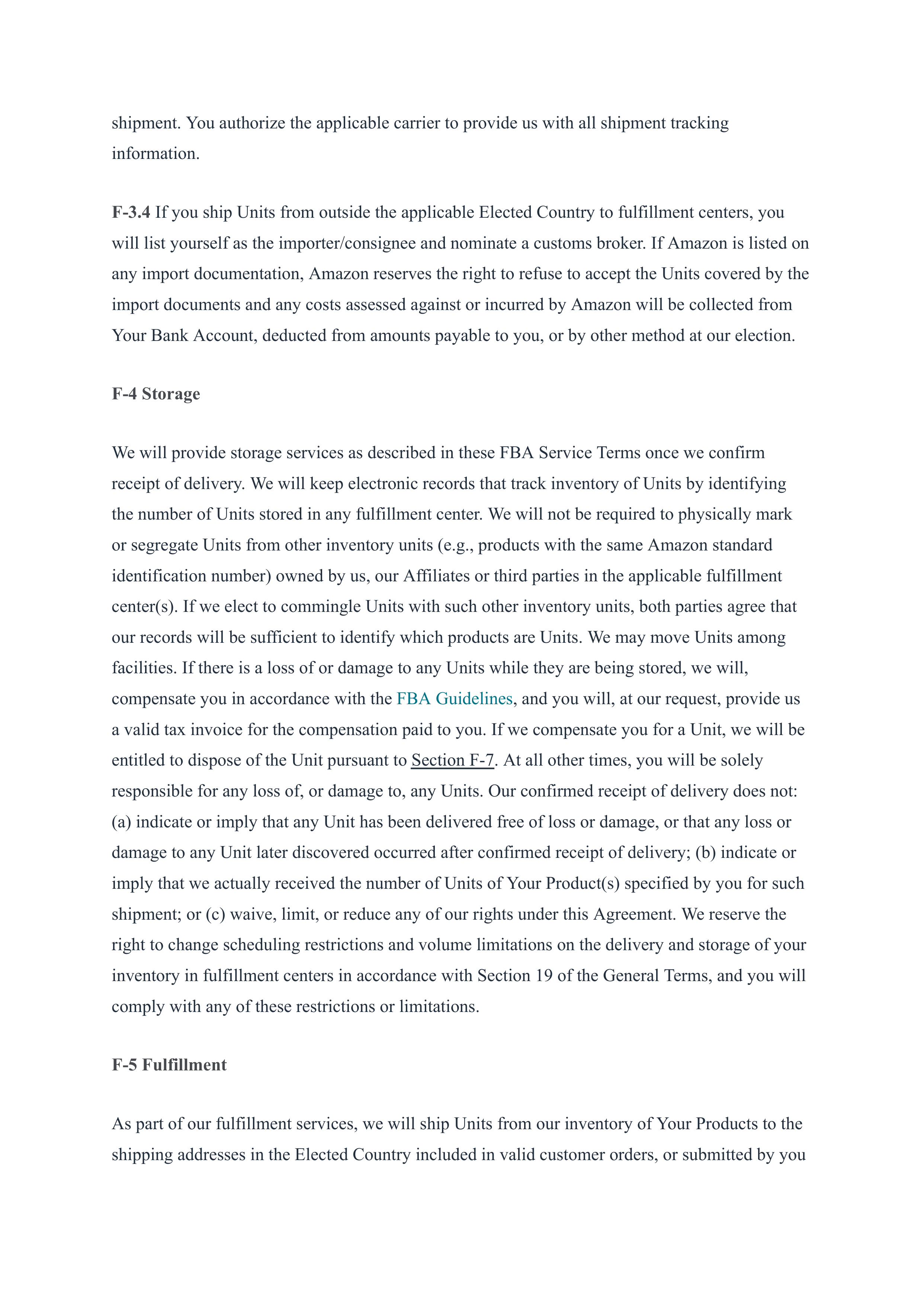 Amazon Services Business Solutions Agreement — page 29