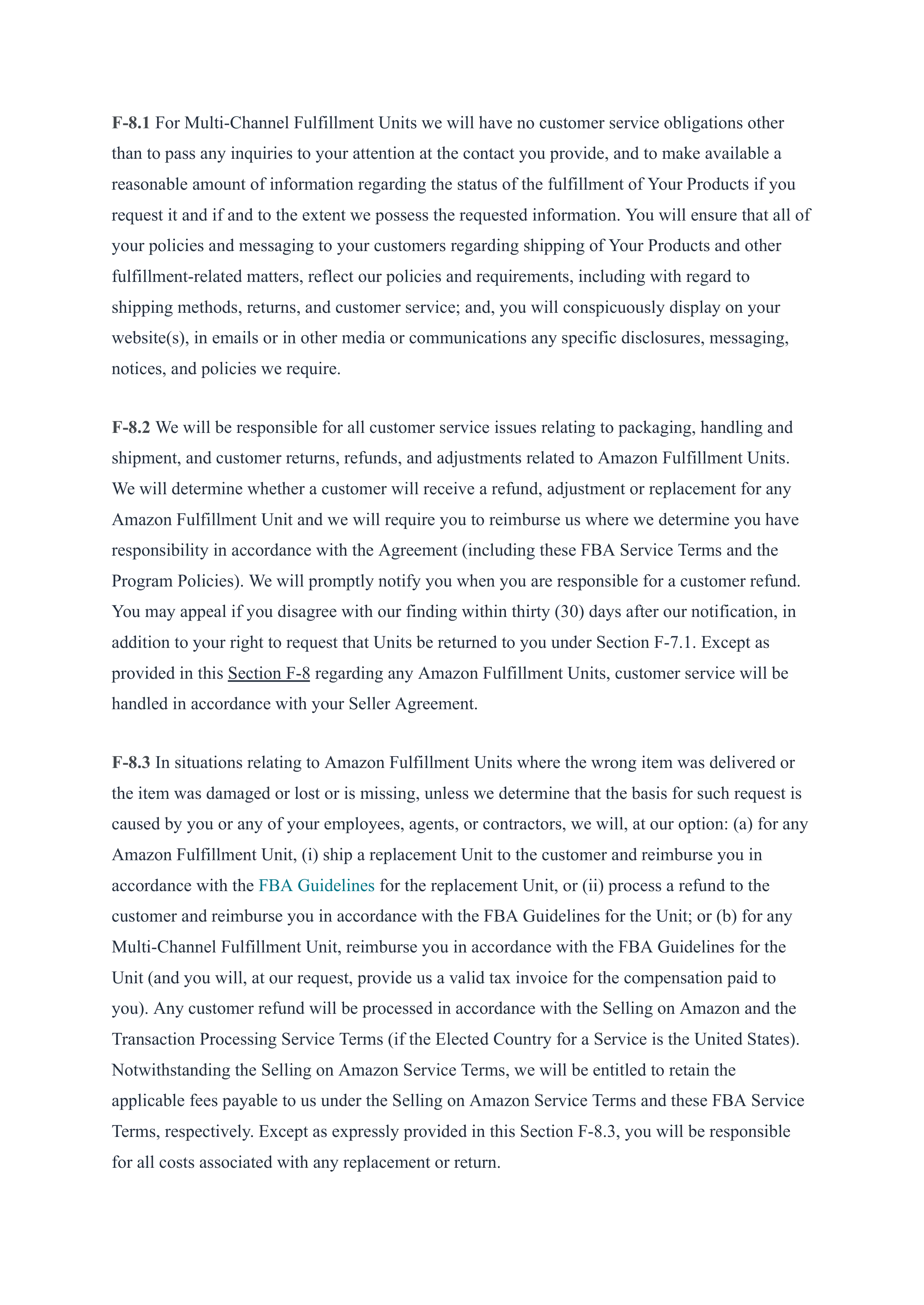 Amazon Services Business Solutions Agreement — page 32