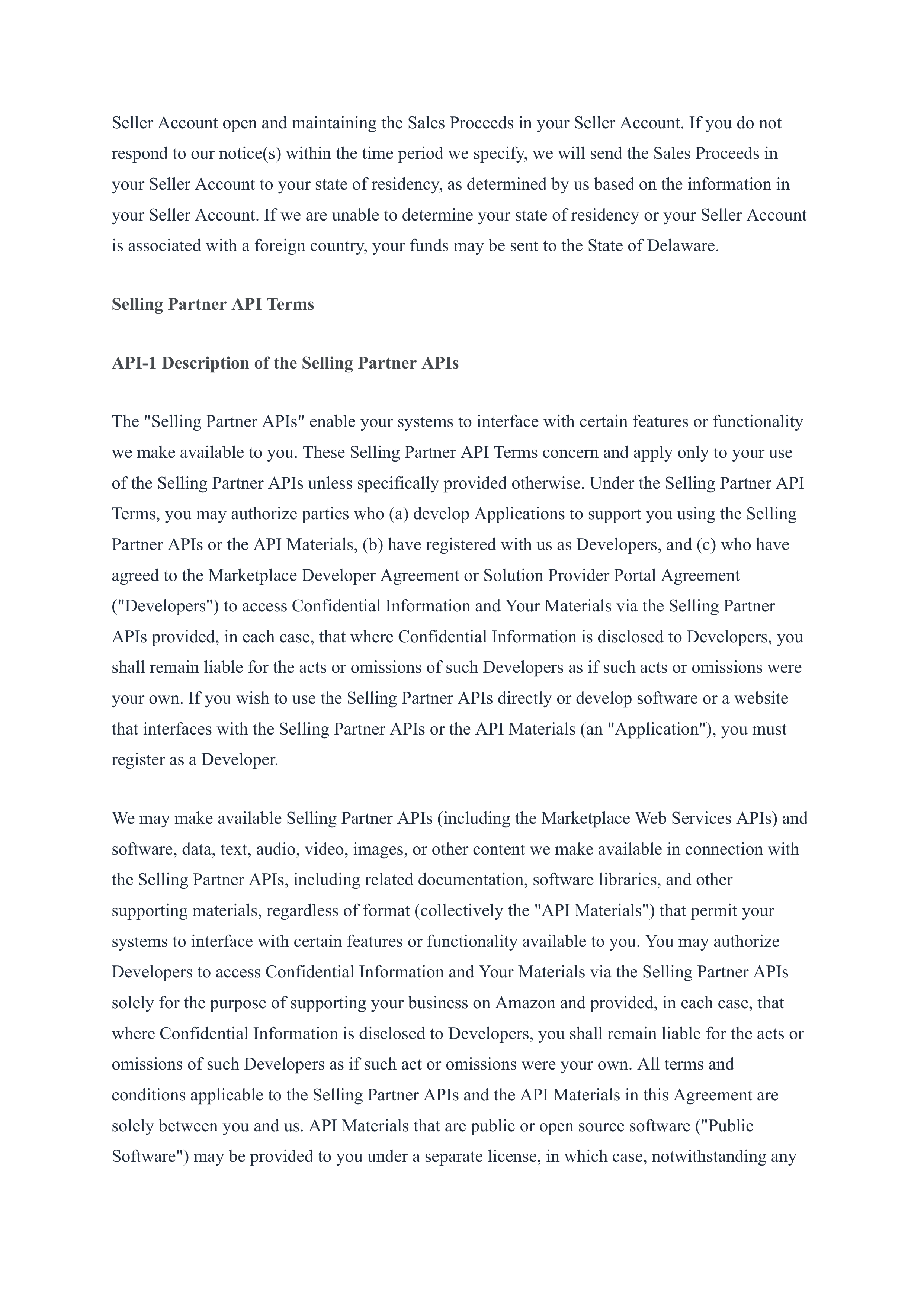 Amazon Services Business Solutions Agreement — page 41