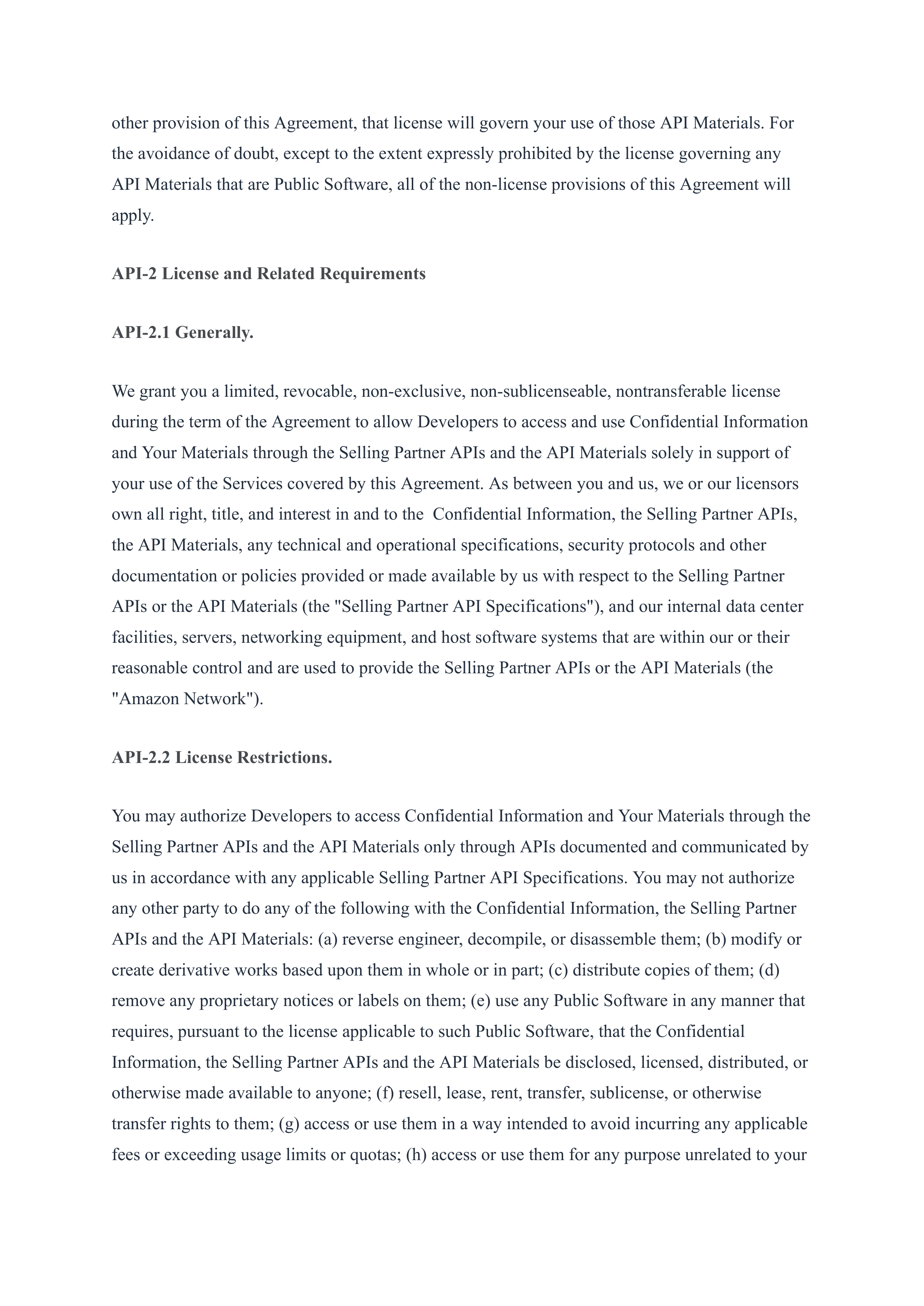 Amazon Services Business Solutions Agreement — page 42