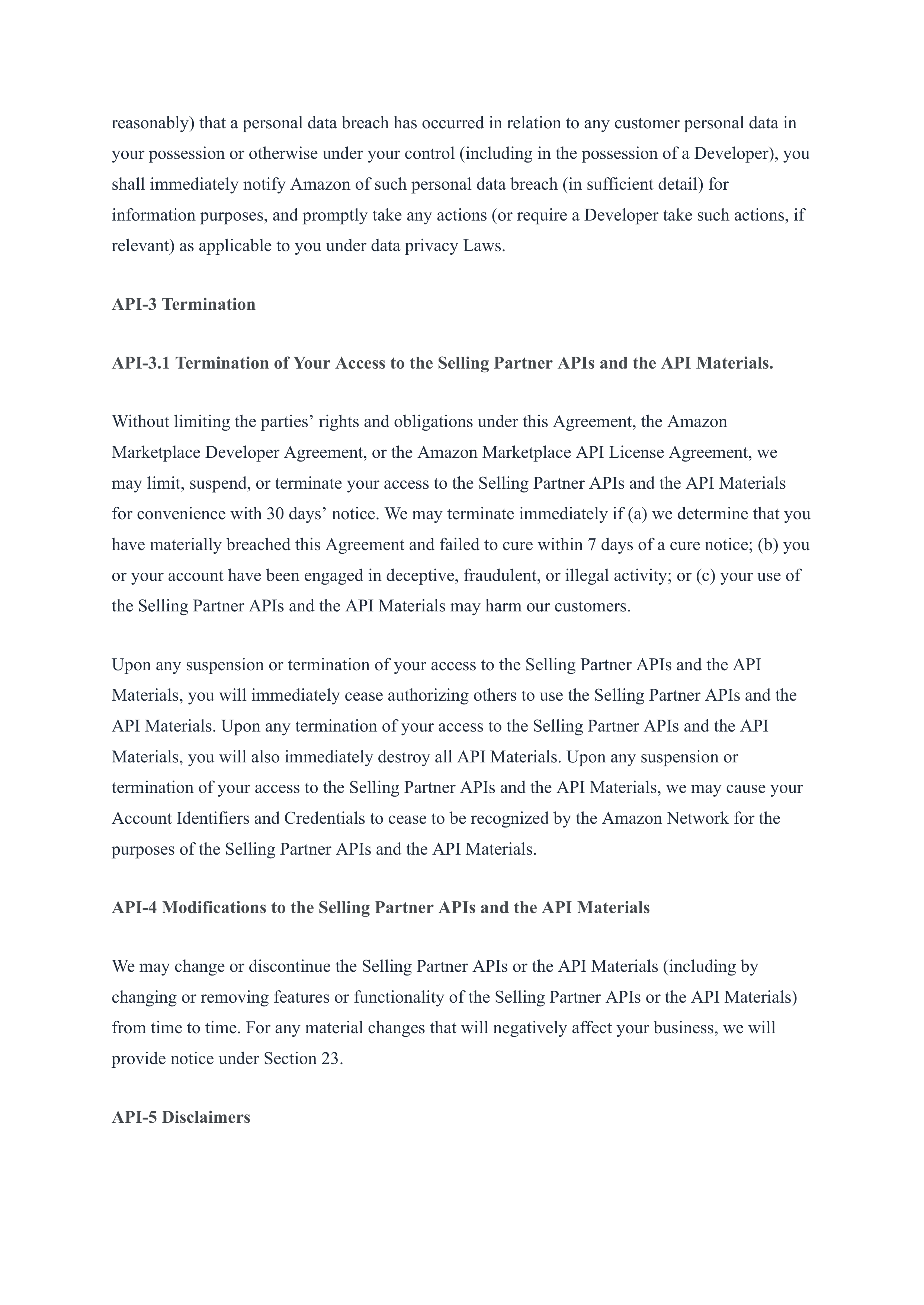 Amazon Services Business Solutions Agreement — page 44
