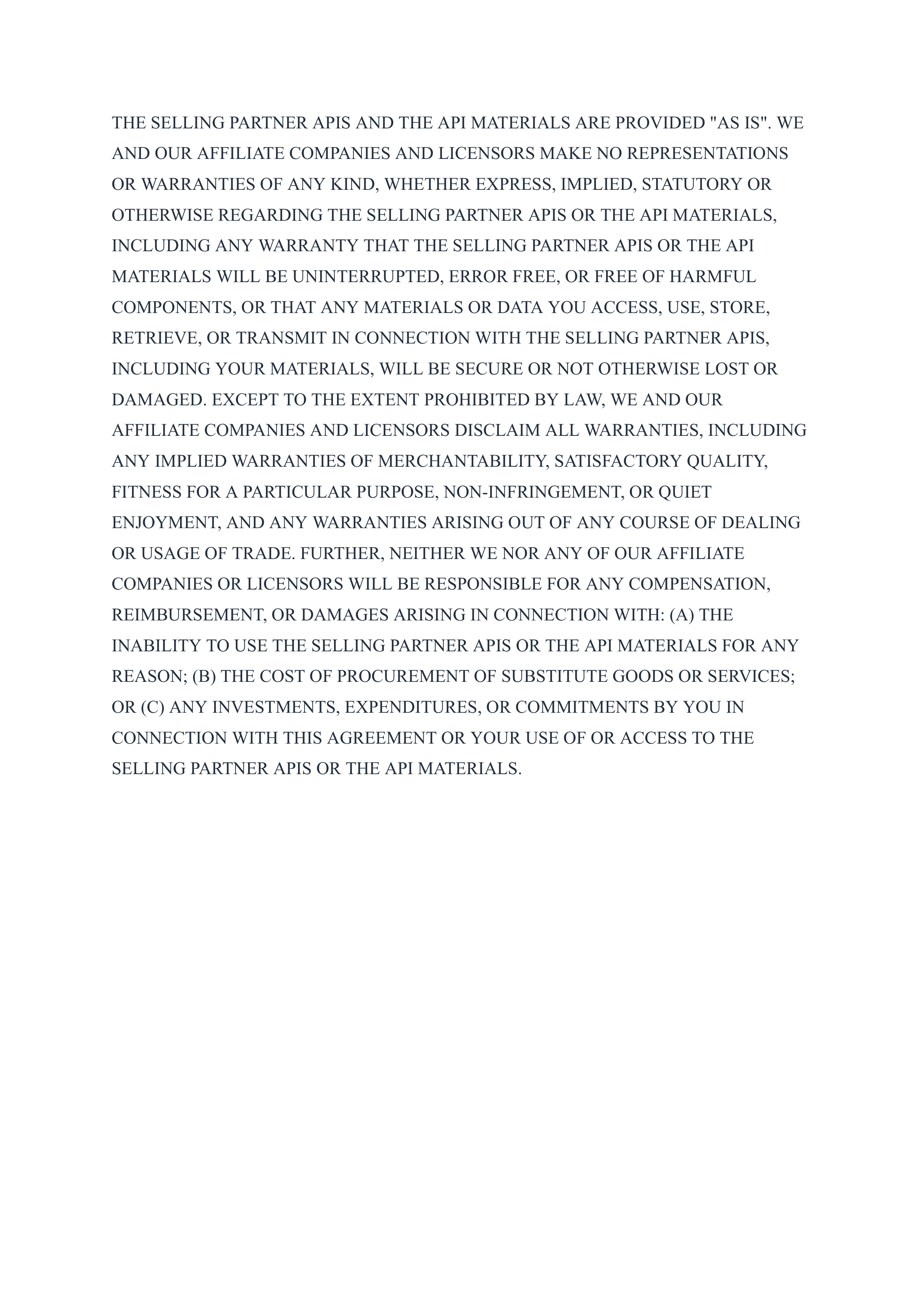 Amazon Services Business Solutions Agreement — page 45