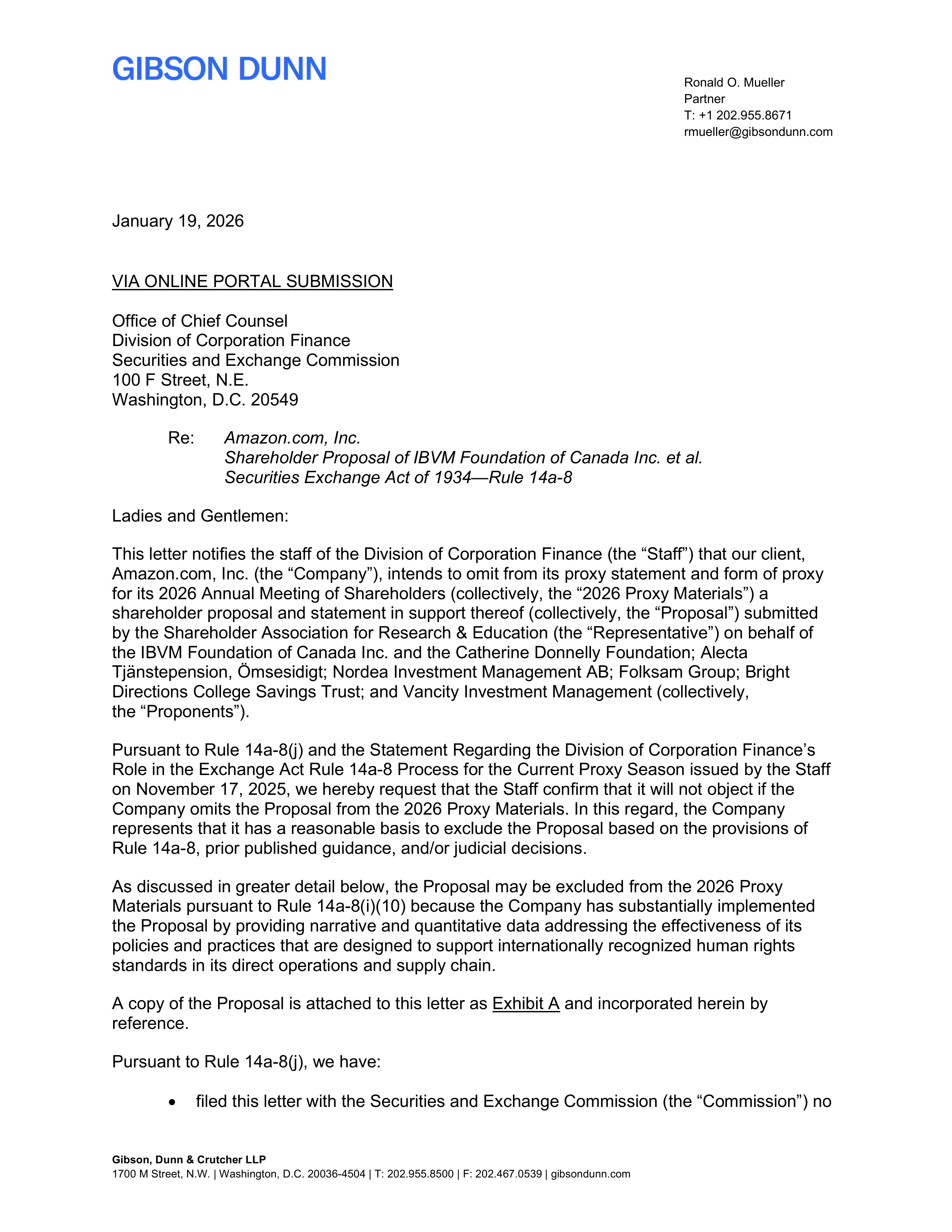Amazon Proposal  — page 2