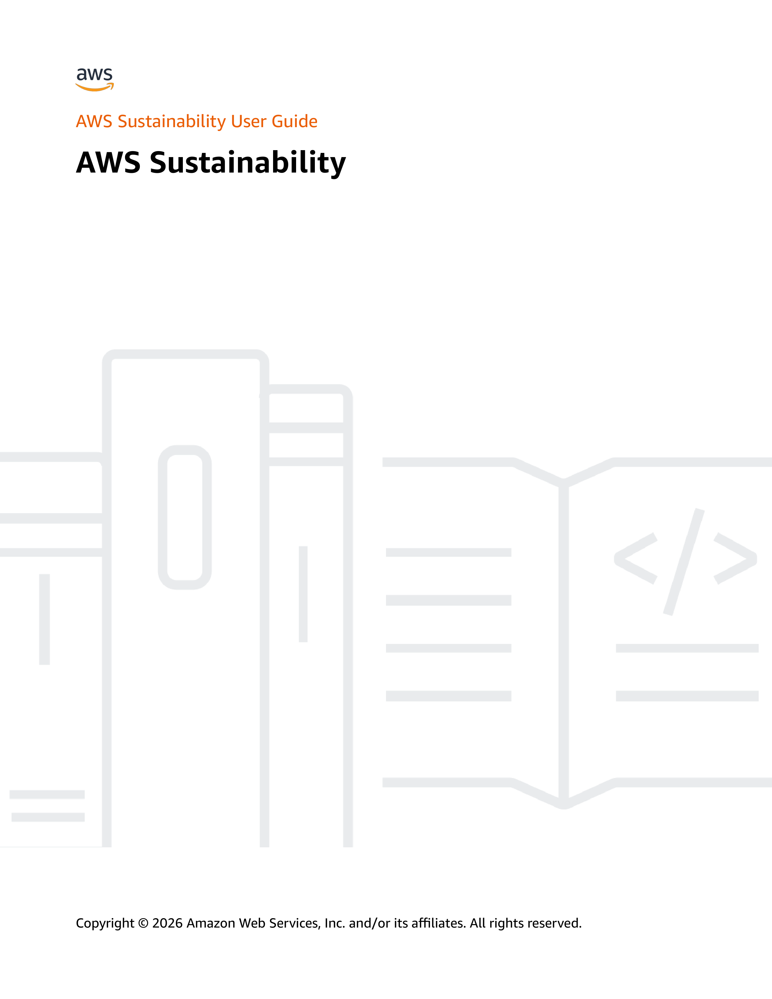 Amazon Sustainability Report — page 1