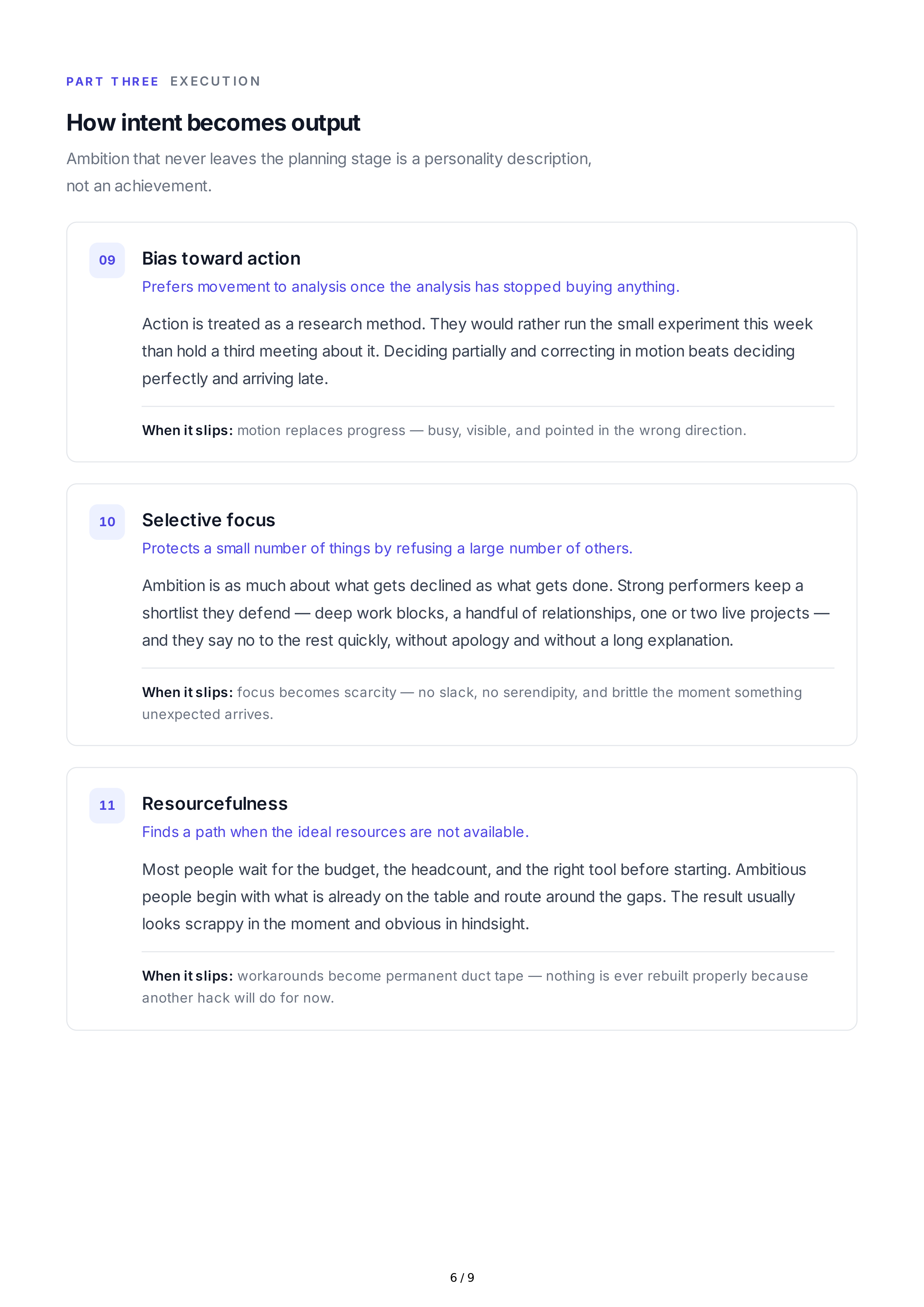 Ambition Personality Traits — page 6