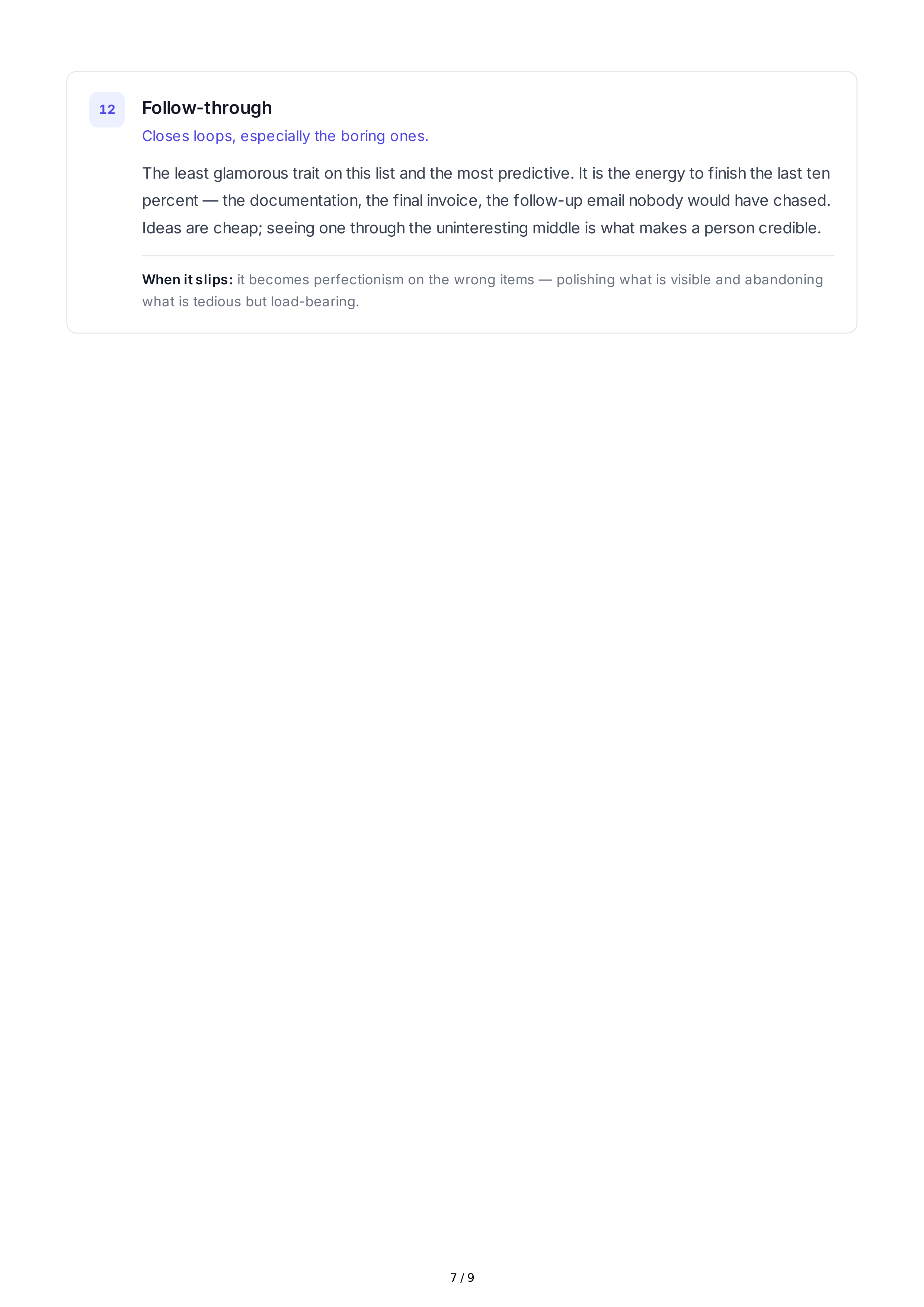 Ambition Personality Traits — page 7