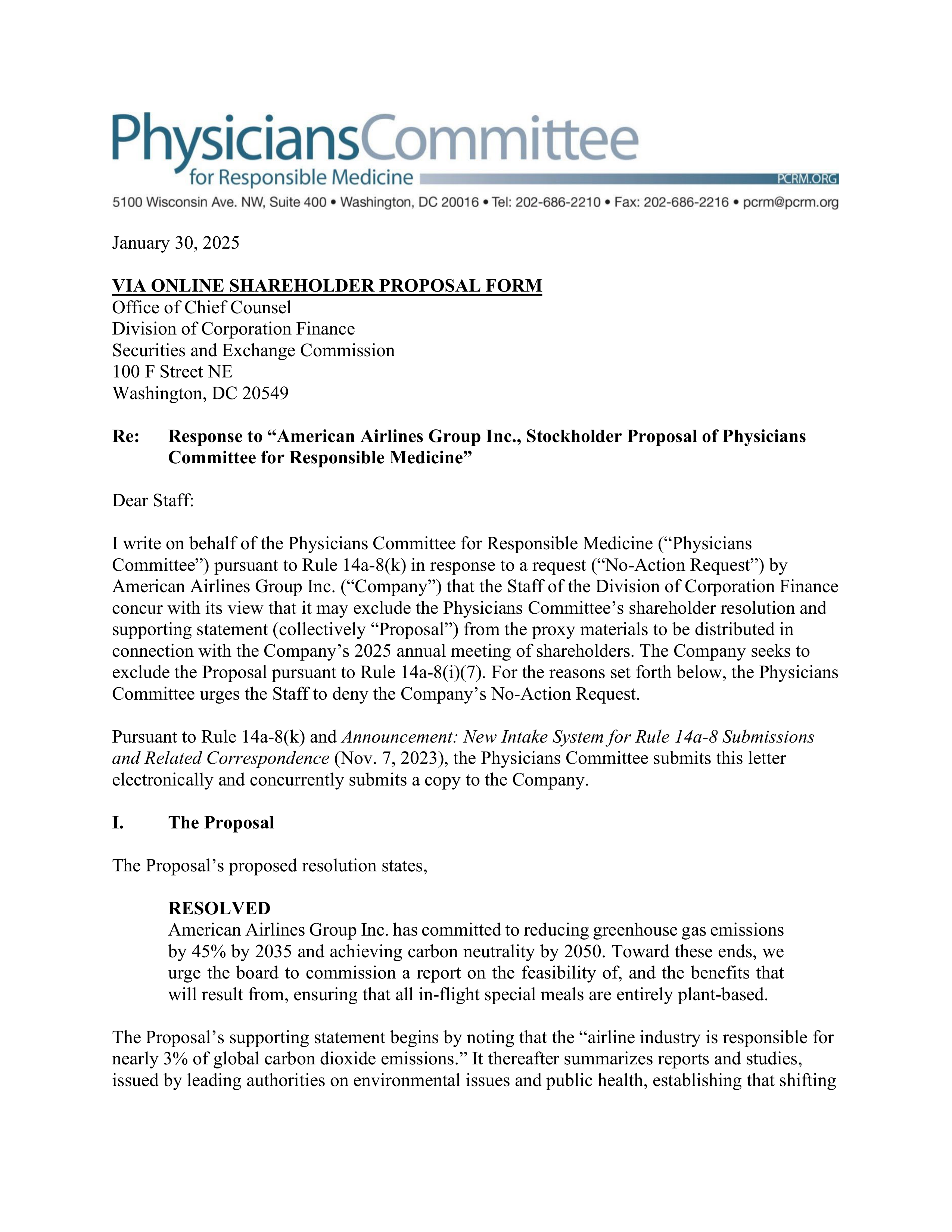 American Airlines Group Proposal  — page 14