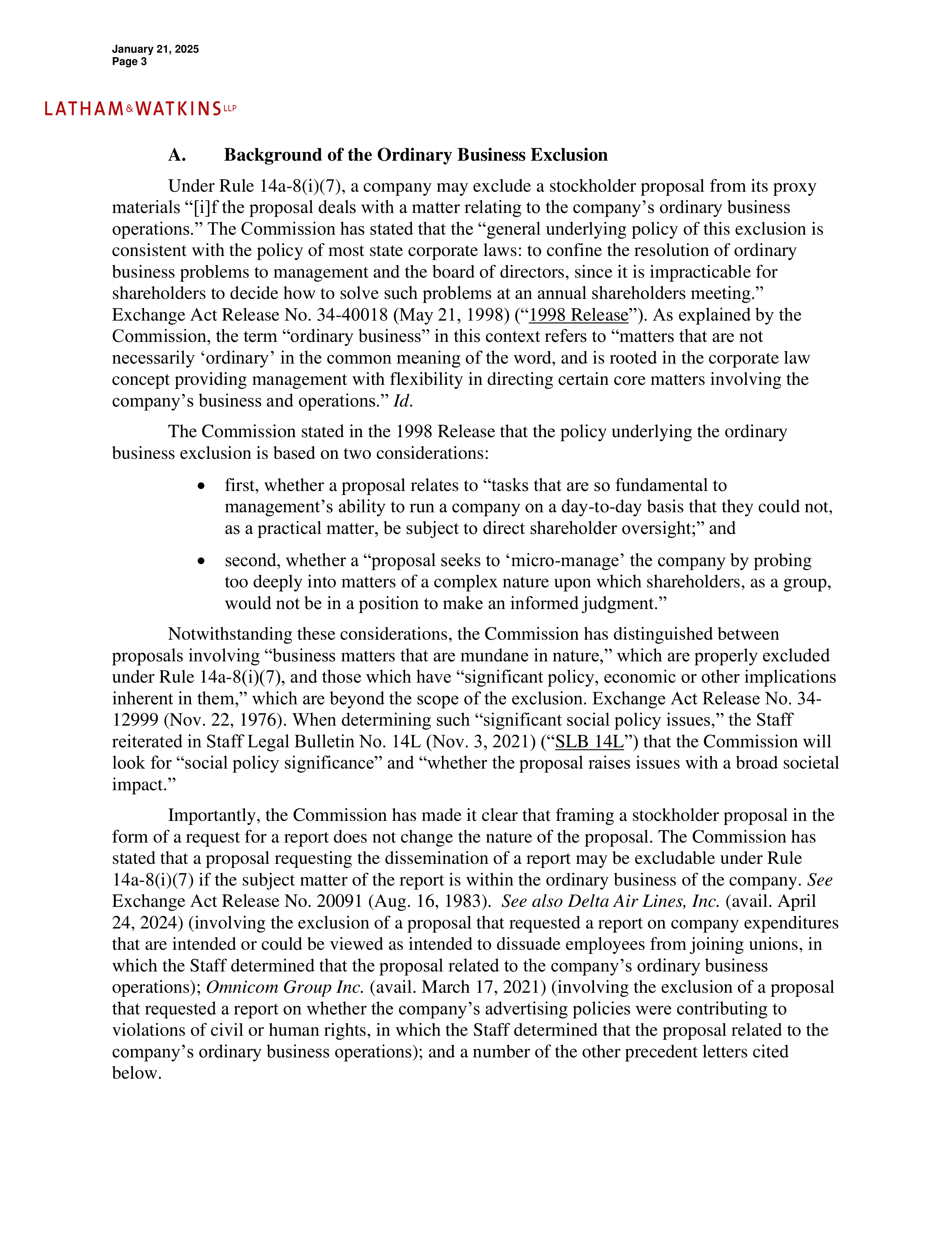 American Airlines Group Proposal  — page 4