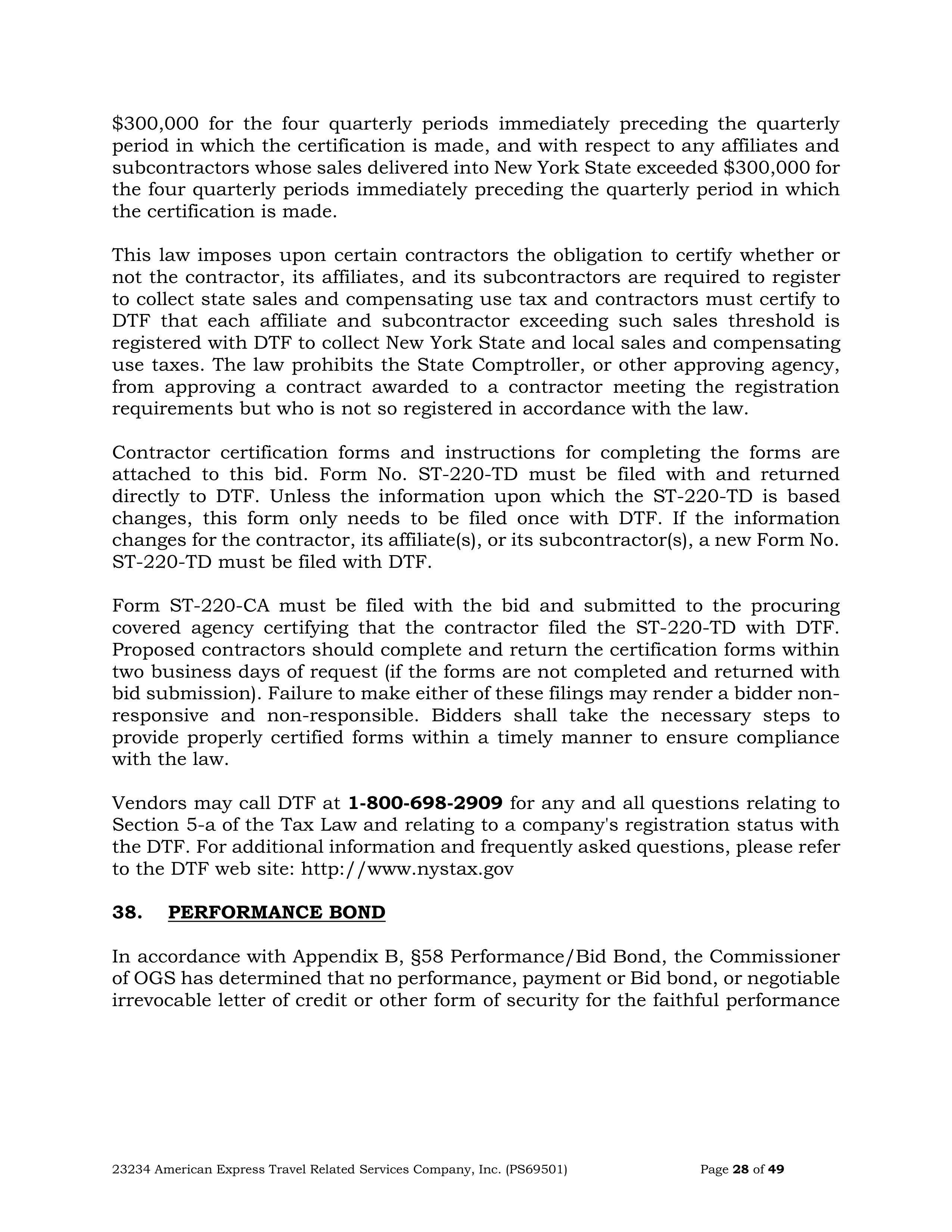 American Express Card Acceptance Agreement — page 28
