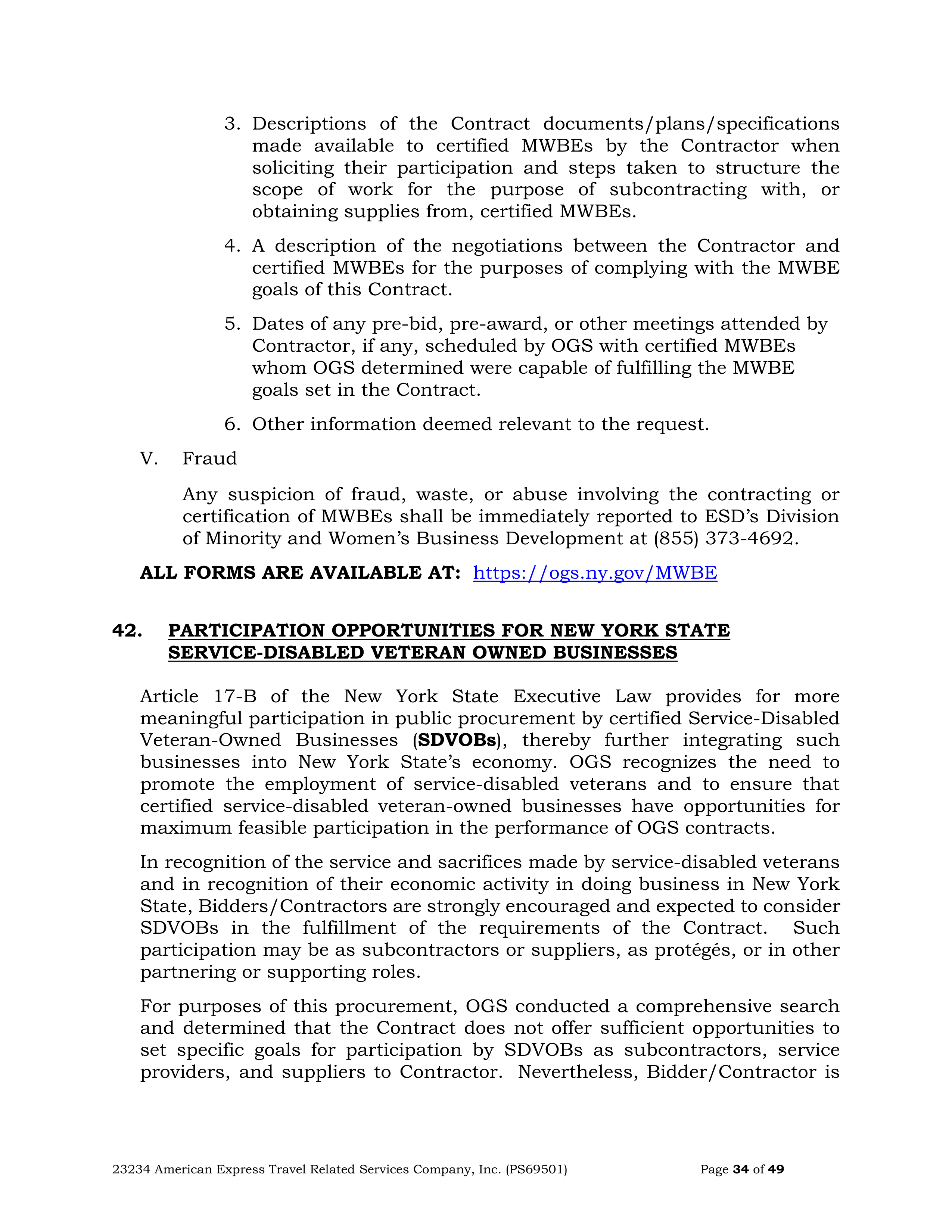 American Express Card Acceptance Agreement — page 34