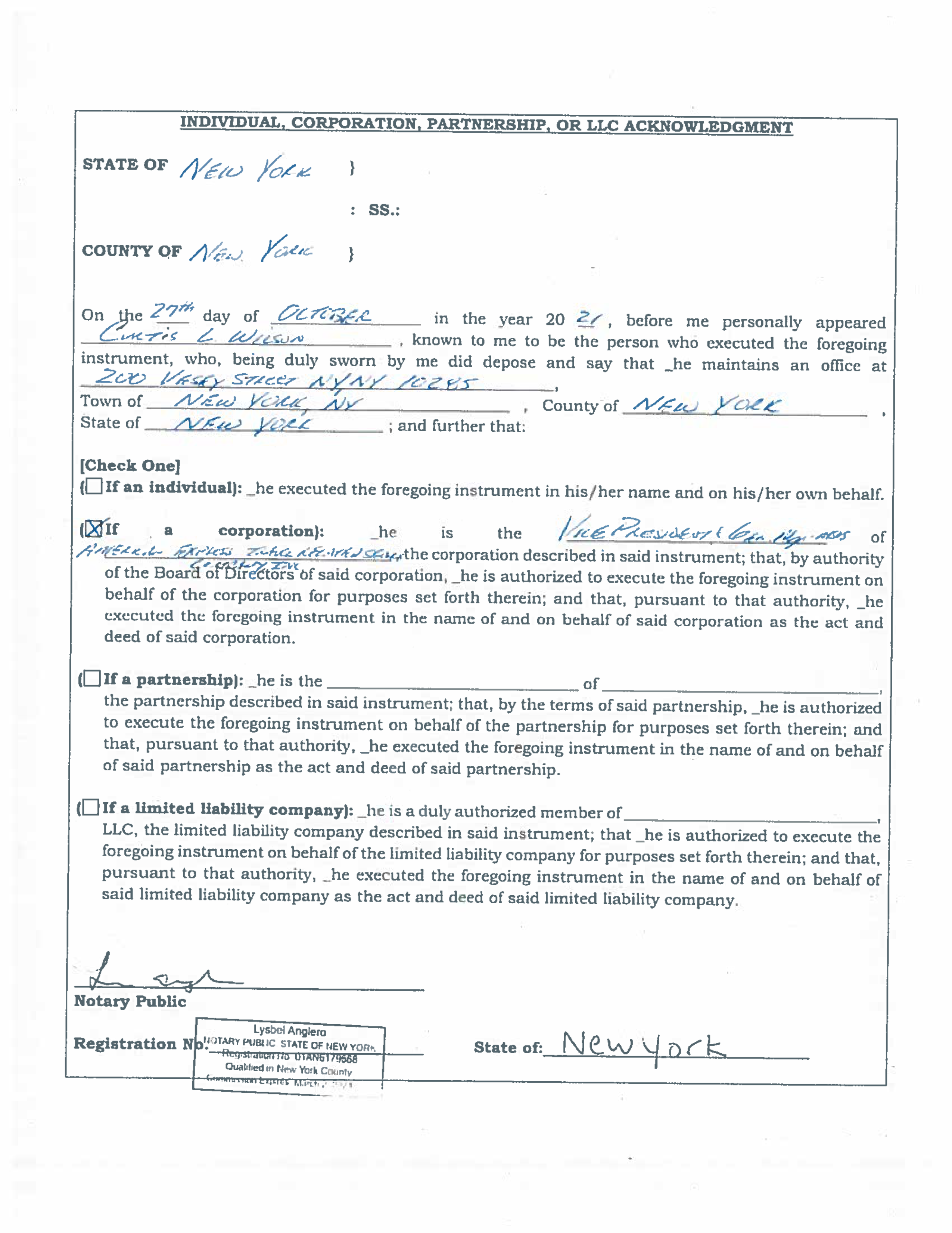 American Express Card Acceptance Agreement — page 49
