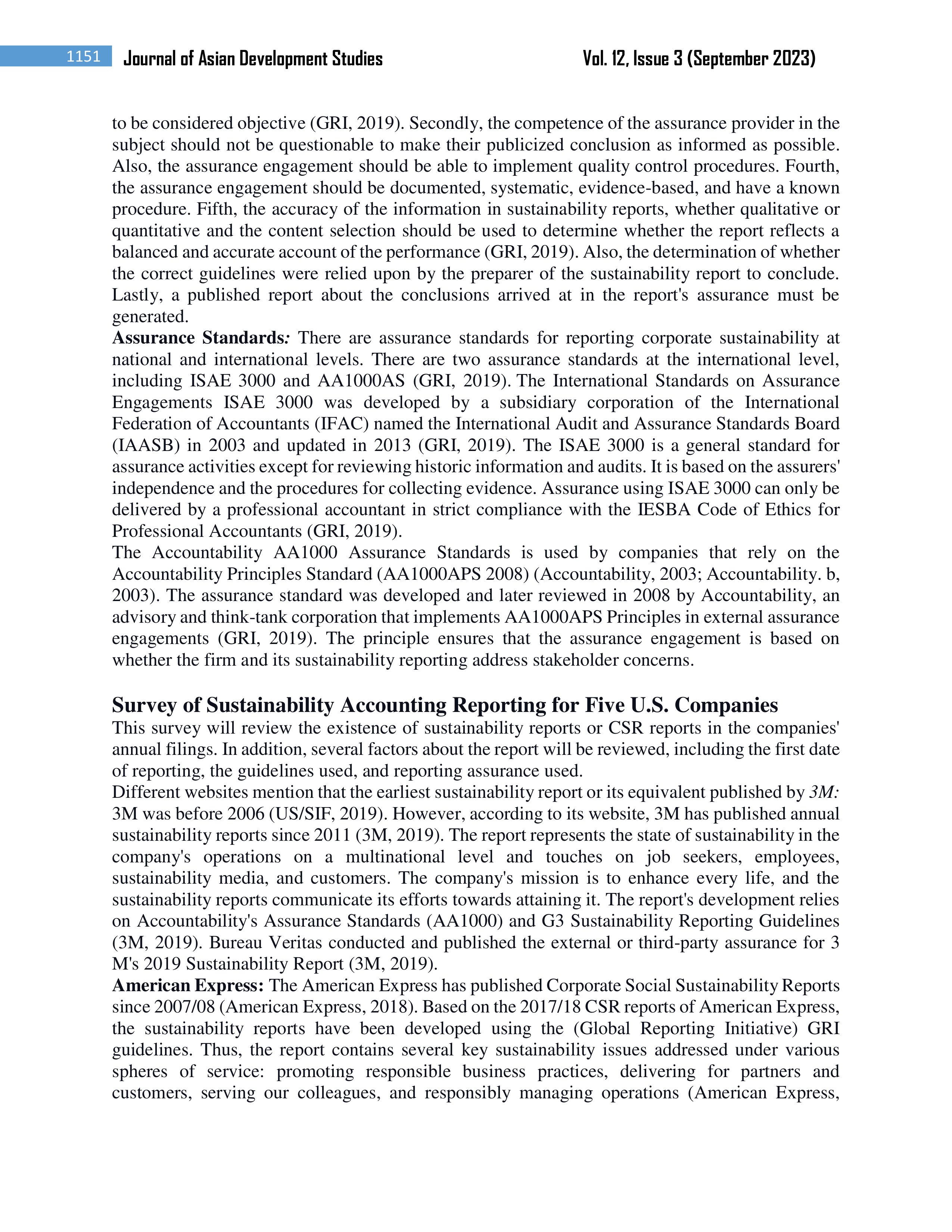 American Express Sustainability Report — page 4