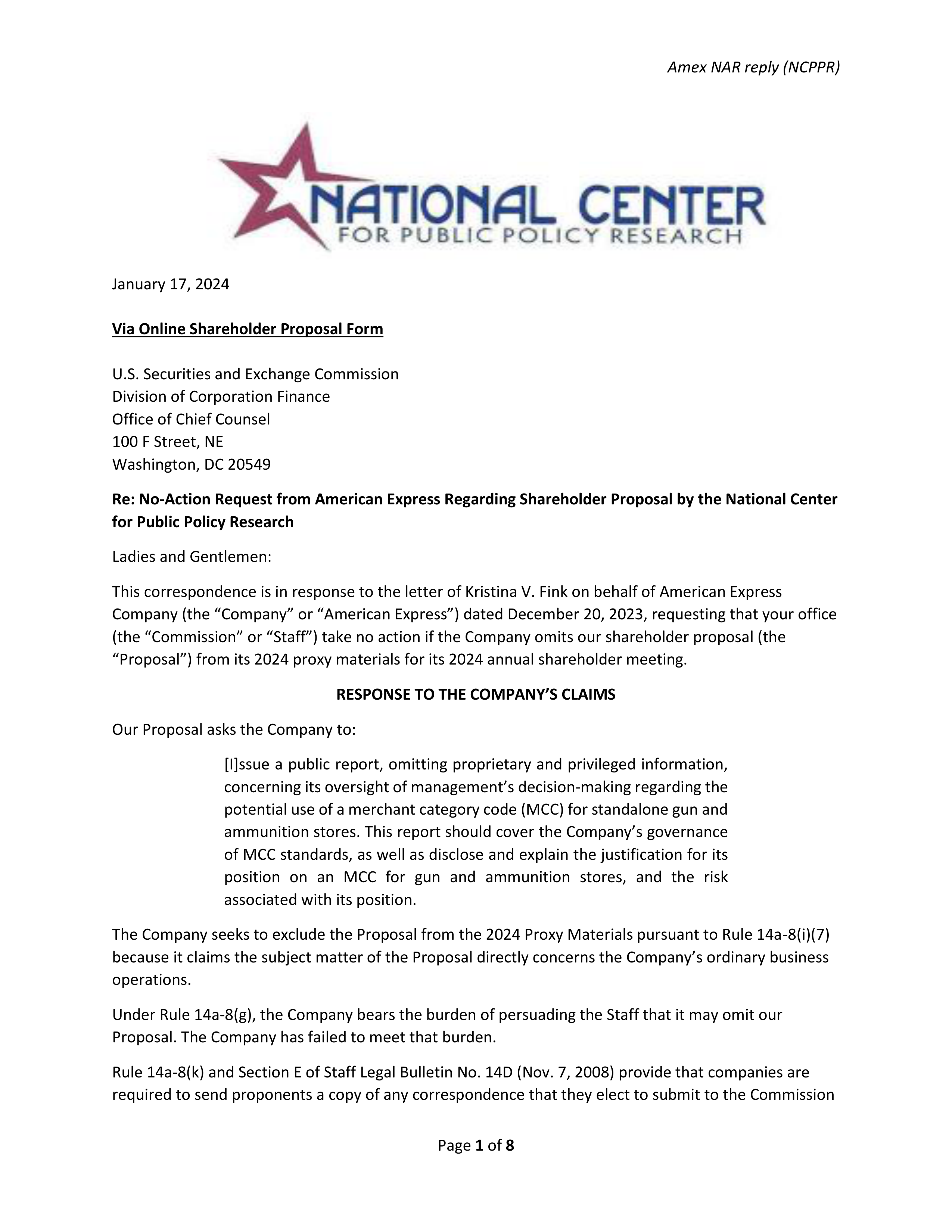 American Express Proposal  — page 27