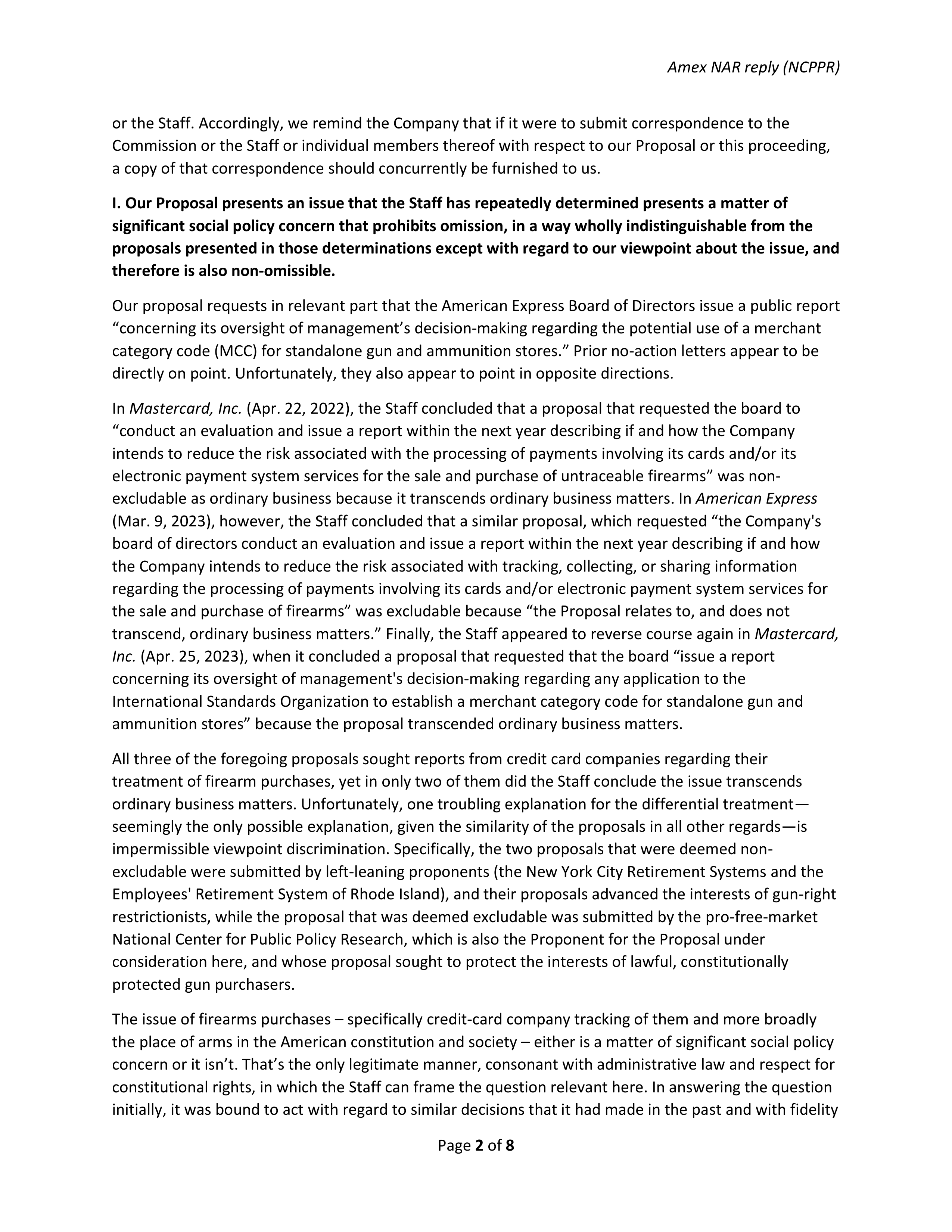 American Express Proposal  — page 28