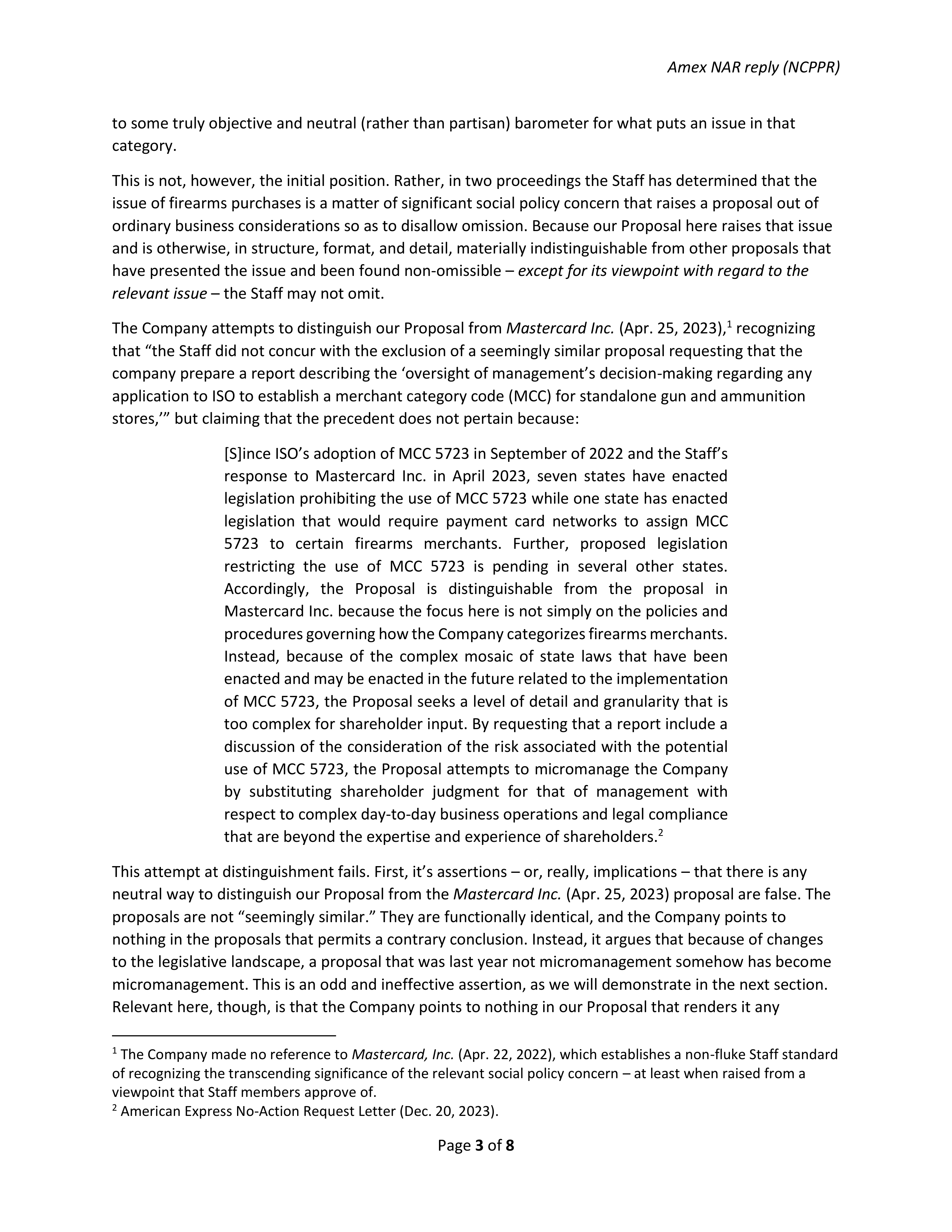 American Express Proposal  — page 29