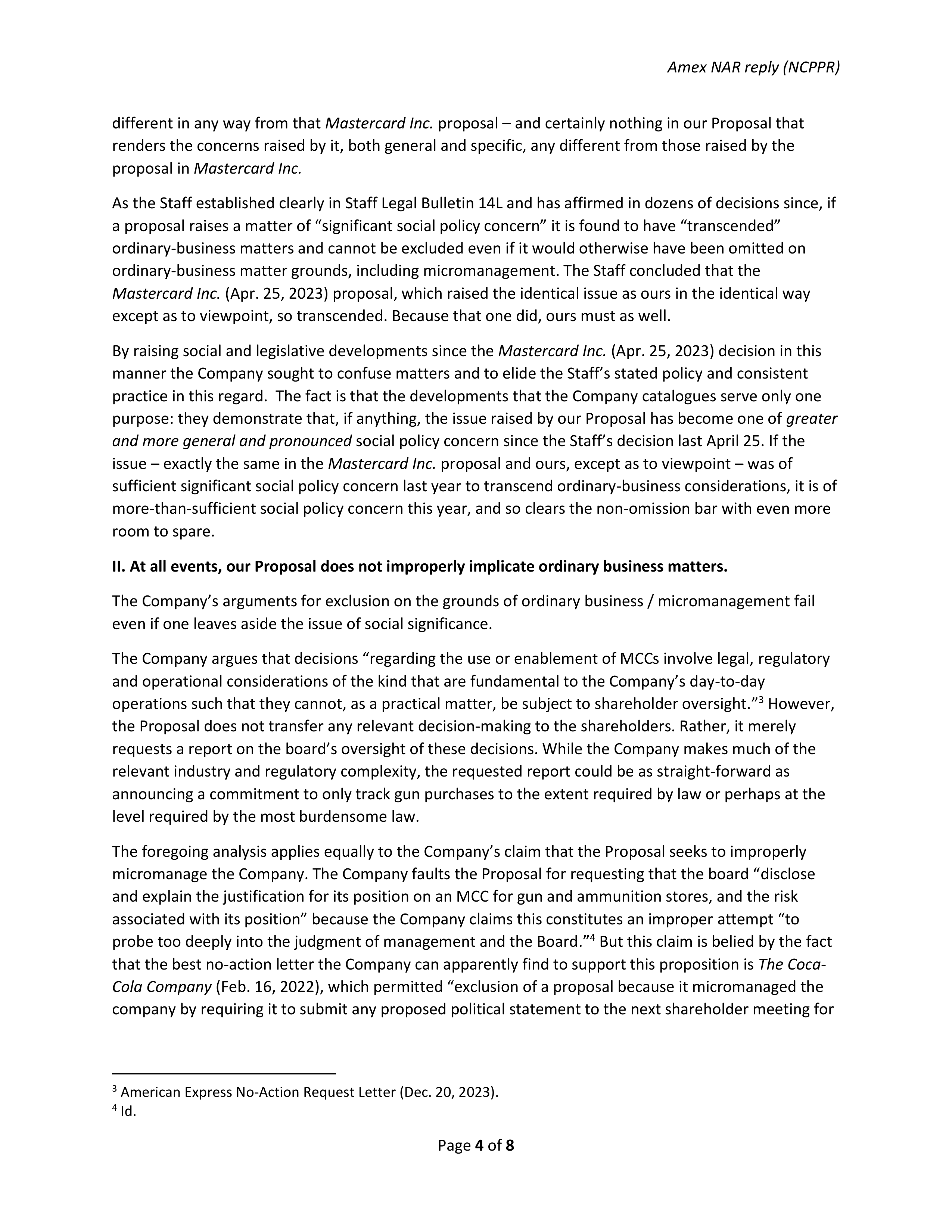 American Express Proposal  — page 30