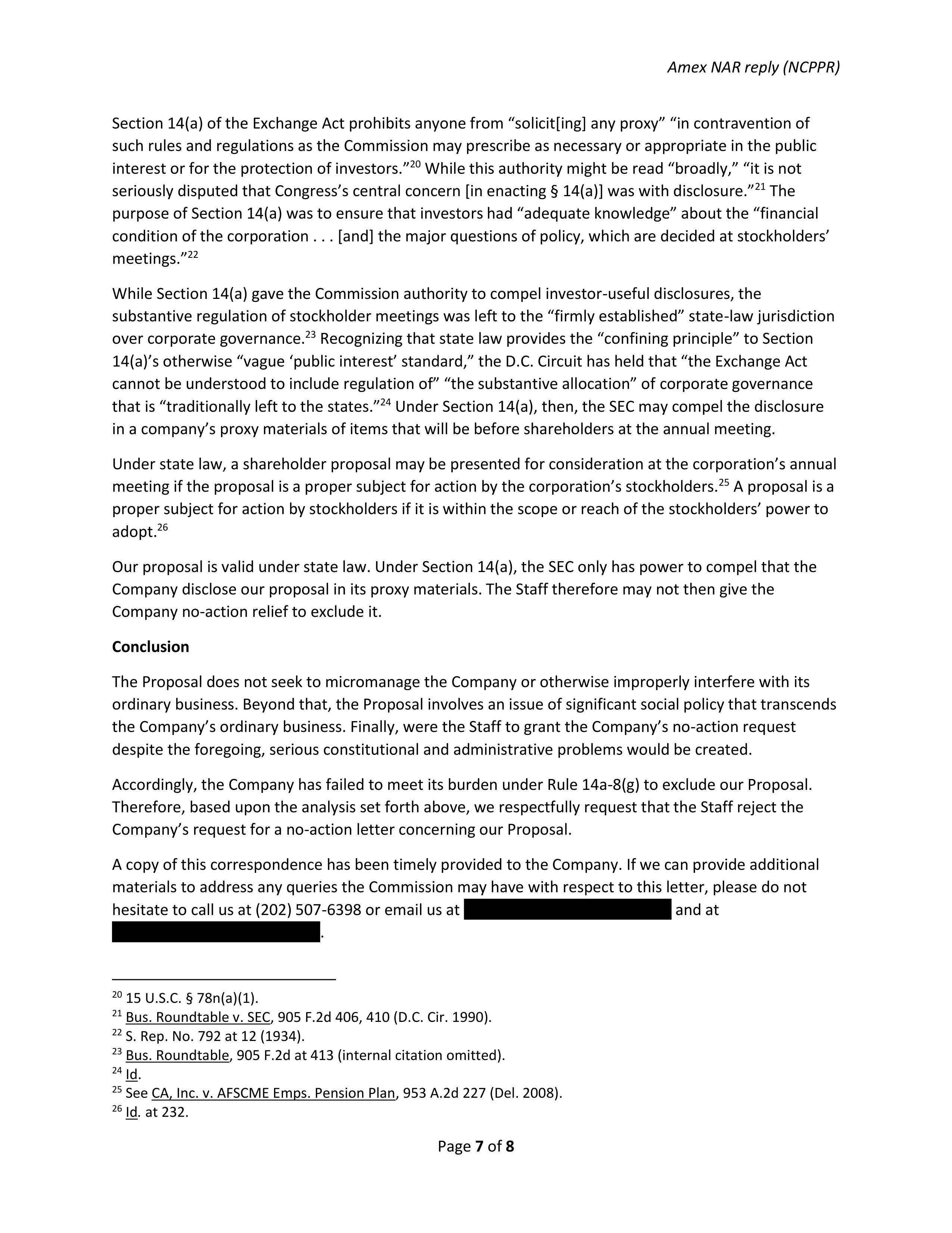 American Express Proposal  — page 33