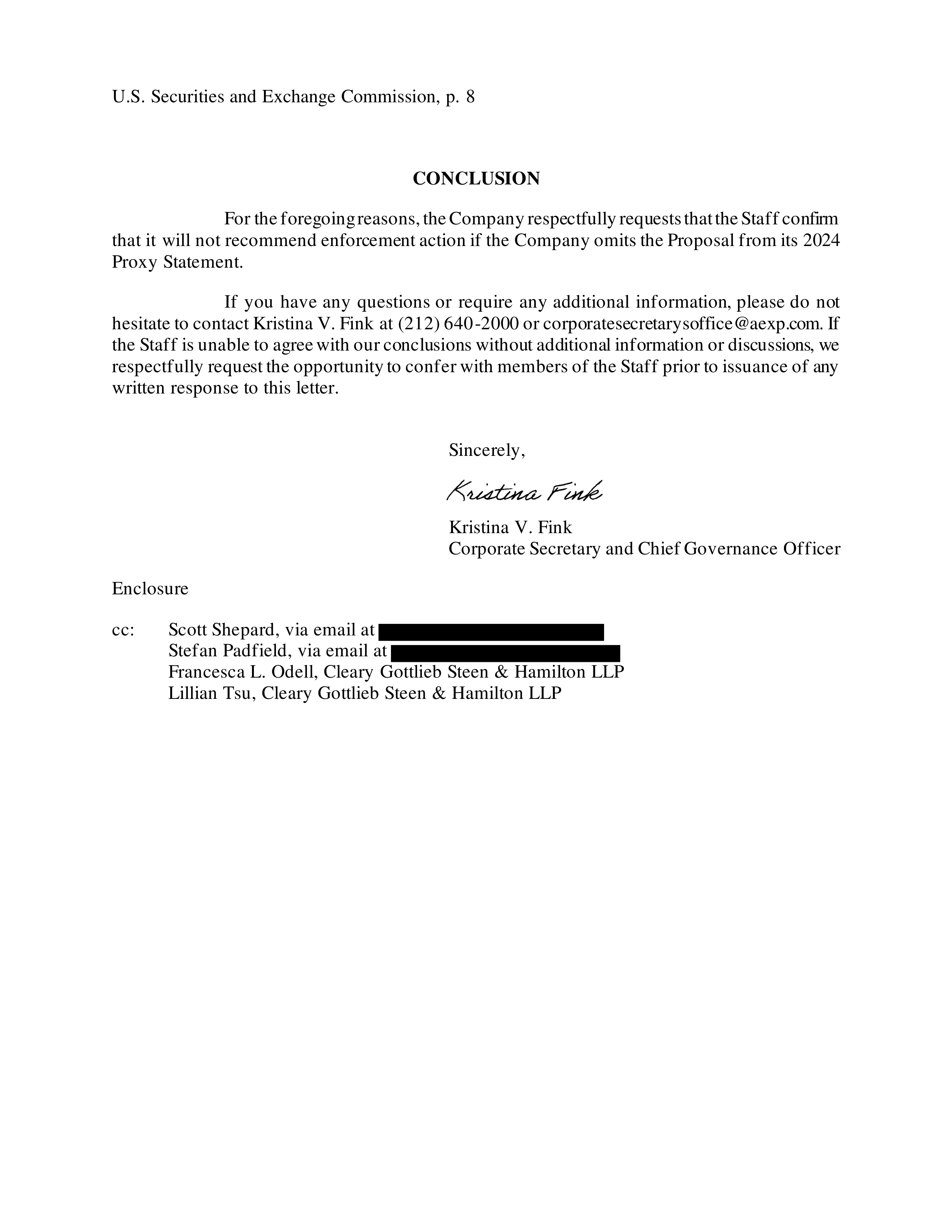 American Express Proposal  — page 9