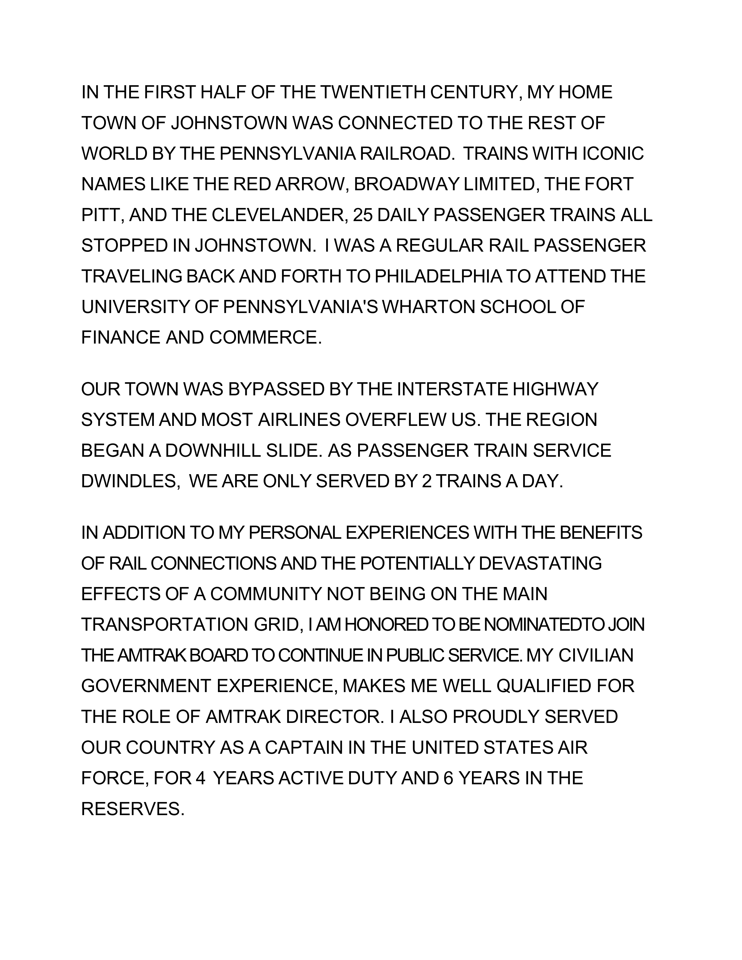 Amtrak Board Nomination Hearing Opening Statement — page 2