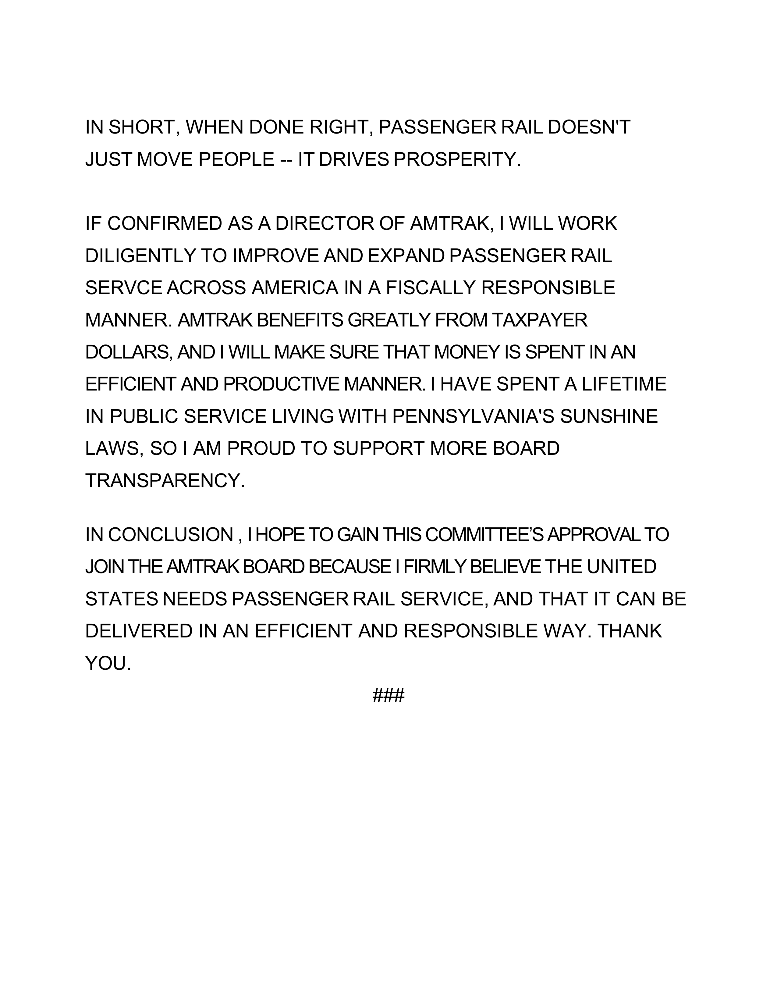 Amtrak Board Nomination Hearing Opening Statement — page 4