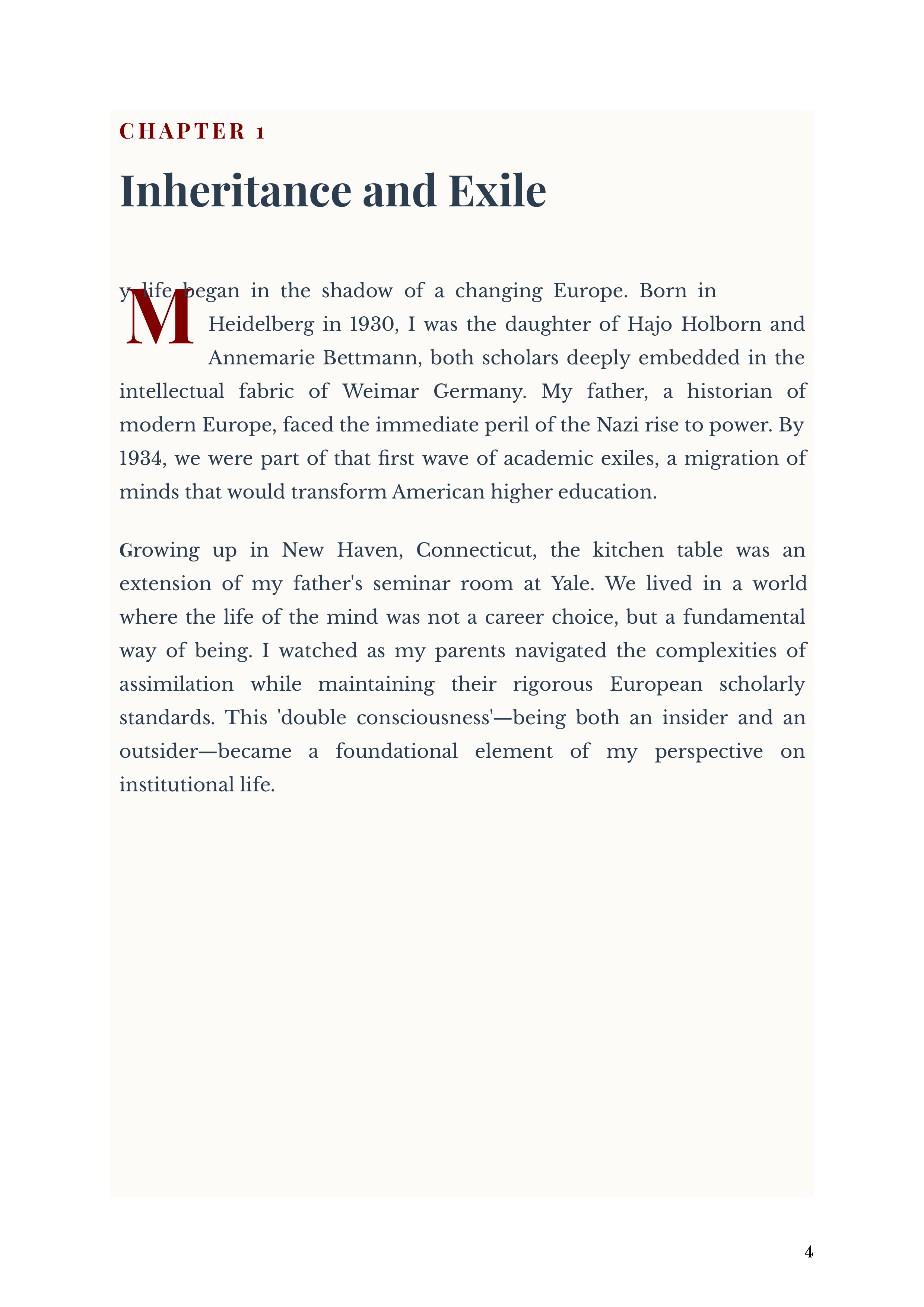 An Academic Life by Hanna Gray University of Chicago President Autobiography — page 4