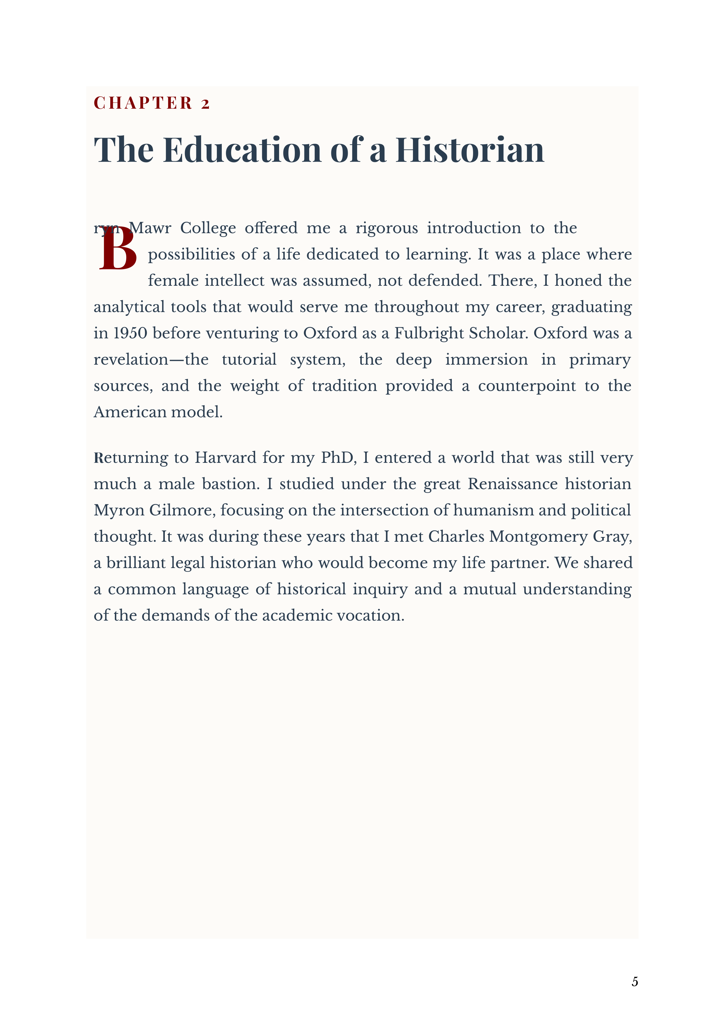 An Academic Life by Hanna Gray University of Chicago President Autobiography — page 5