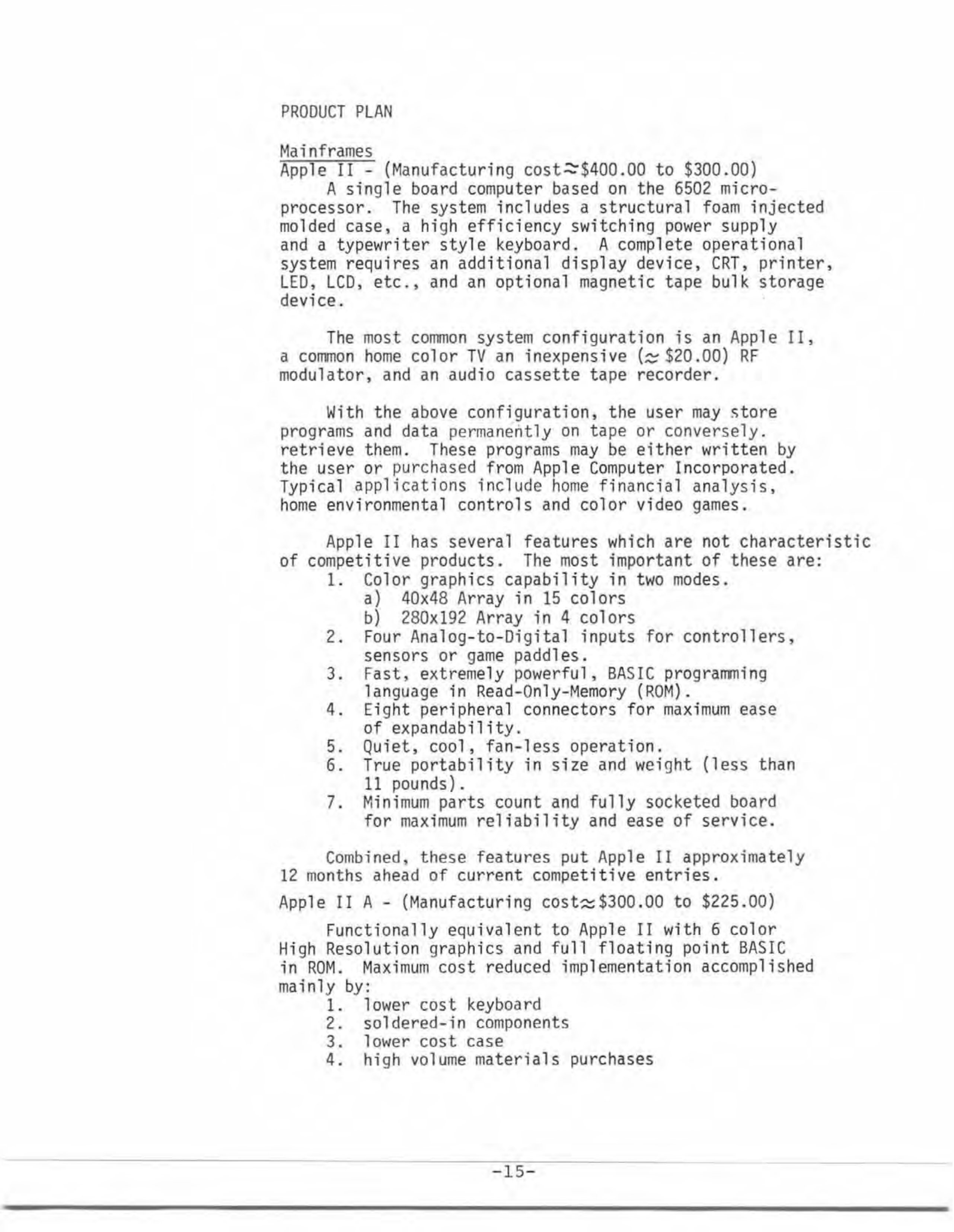 Apple Business Plan — page 13