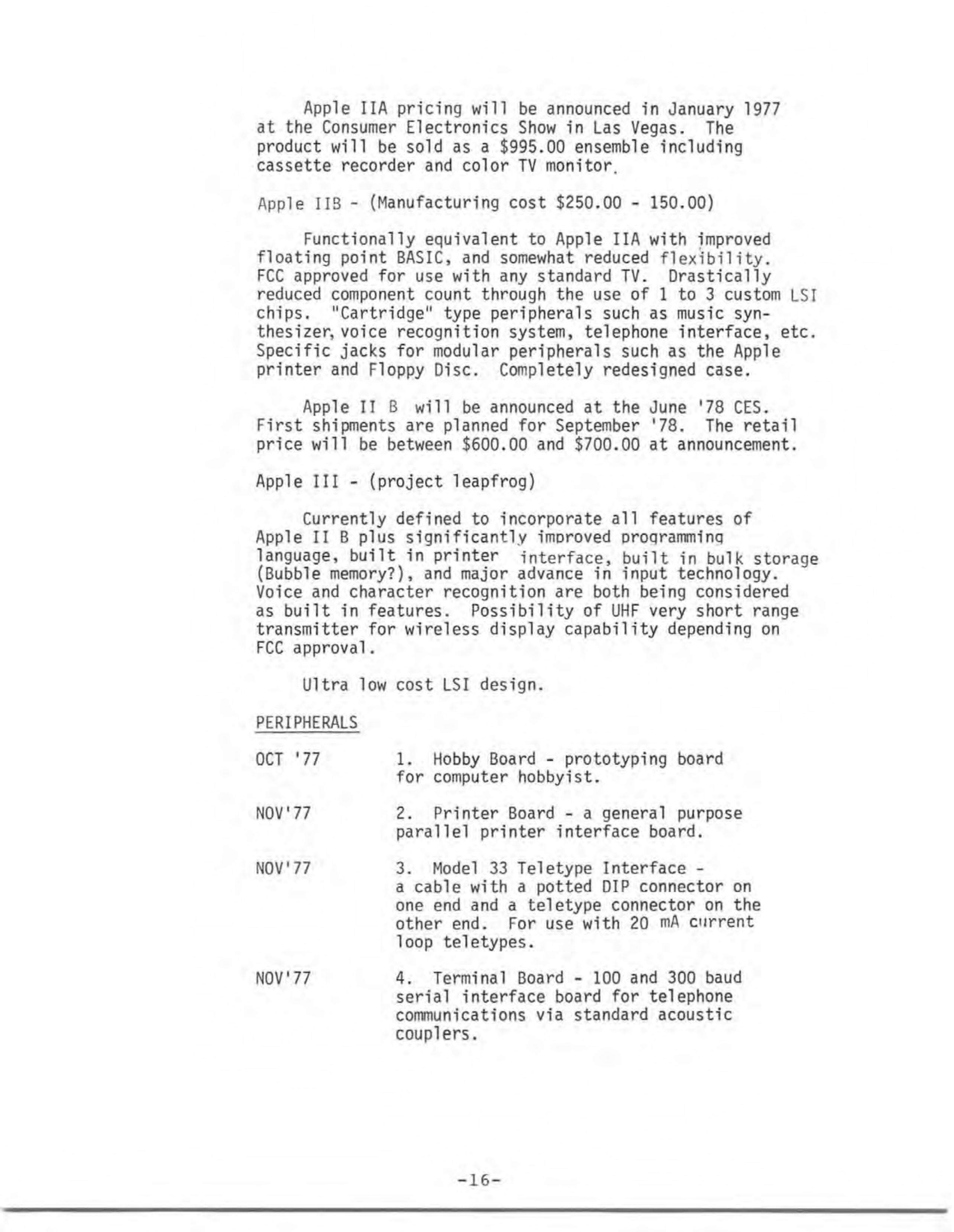 Apple Business Plan — page 14