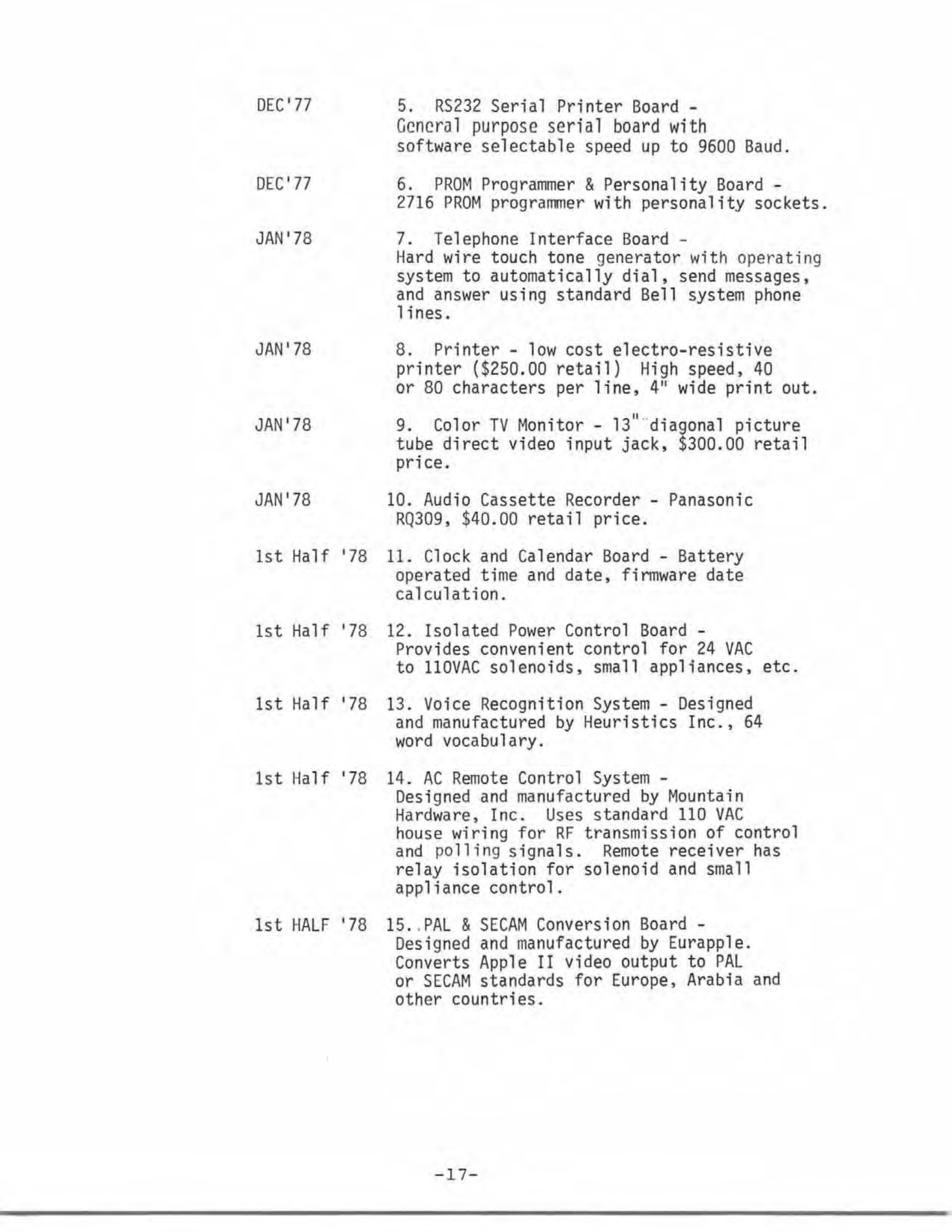 Apple Business Plan — page 15