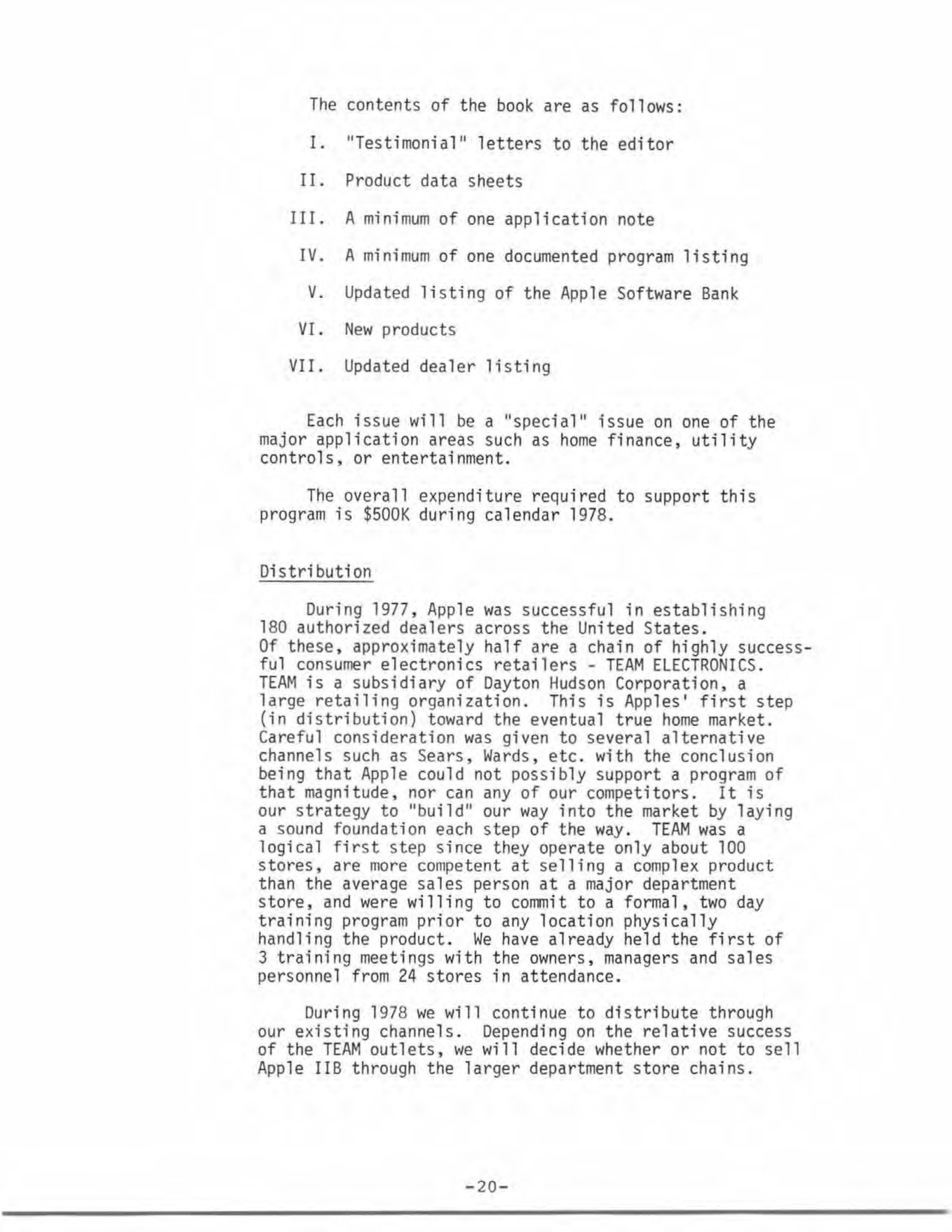 Apple Business Plan — page 18