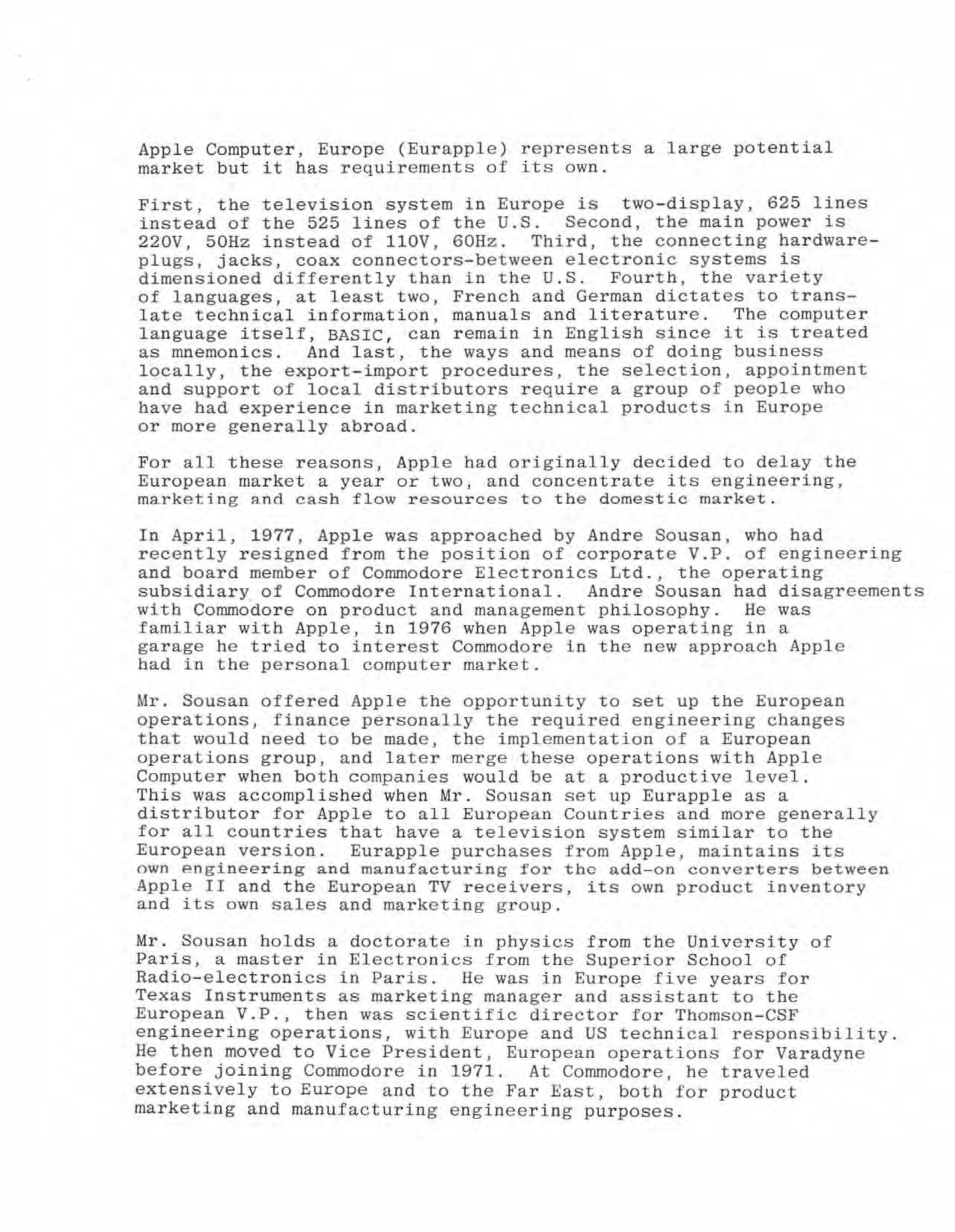 Apple Business Plan — page 34