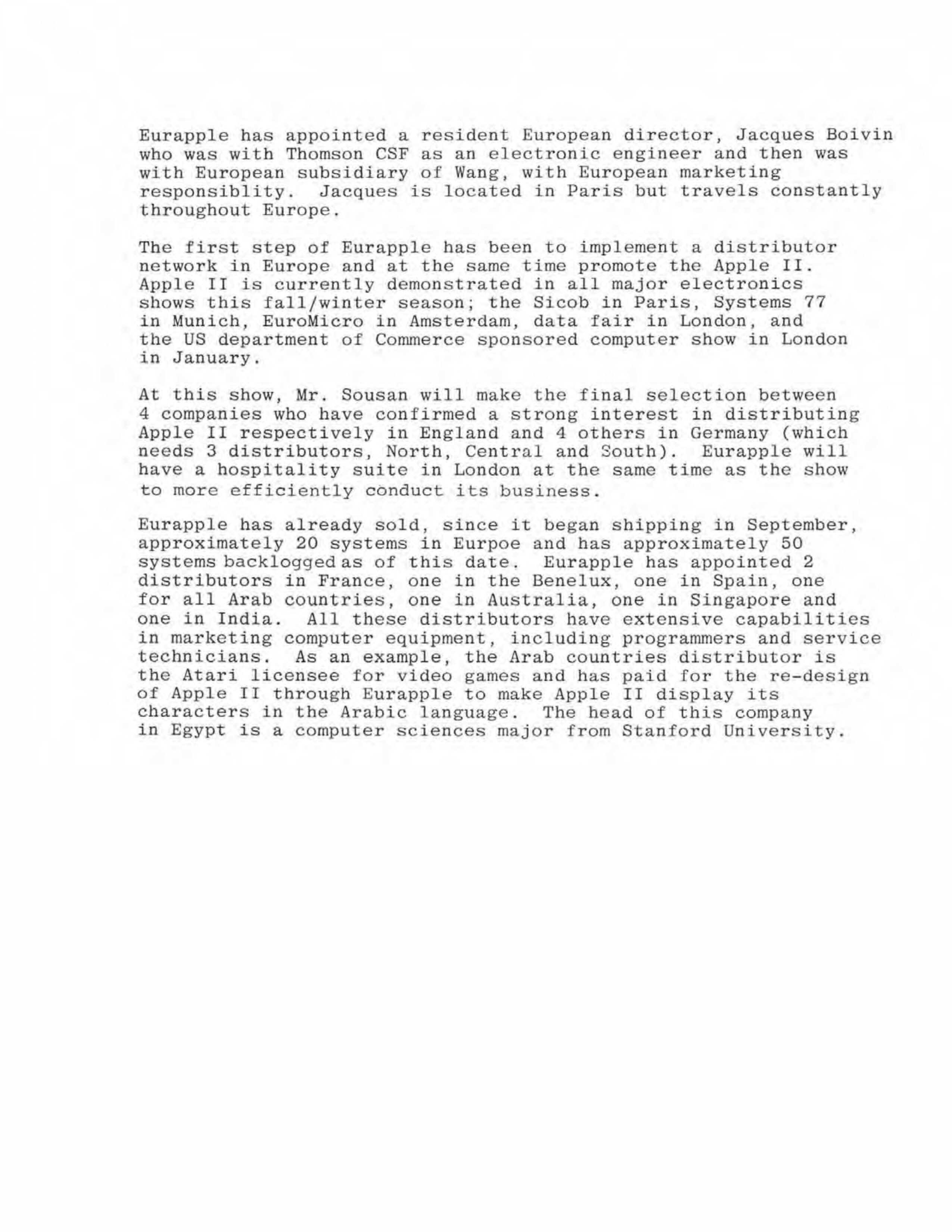 Apple Business Plan — page 35