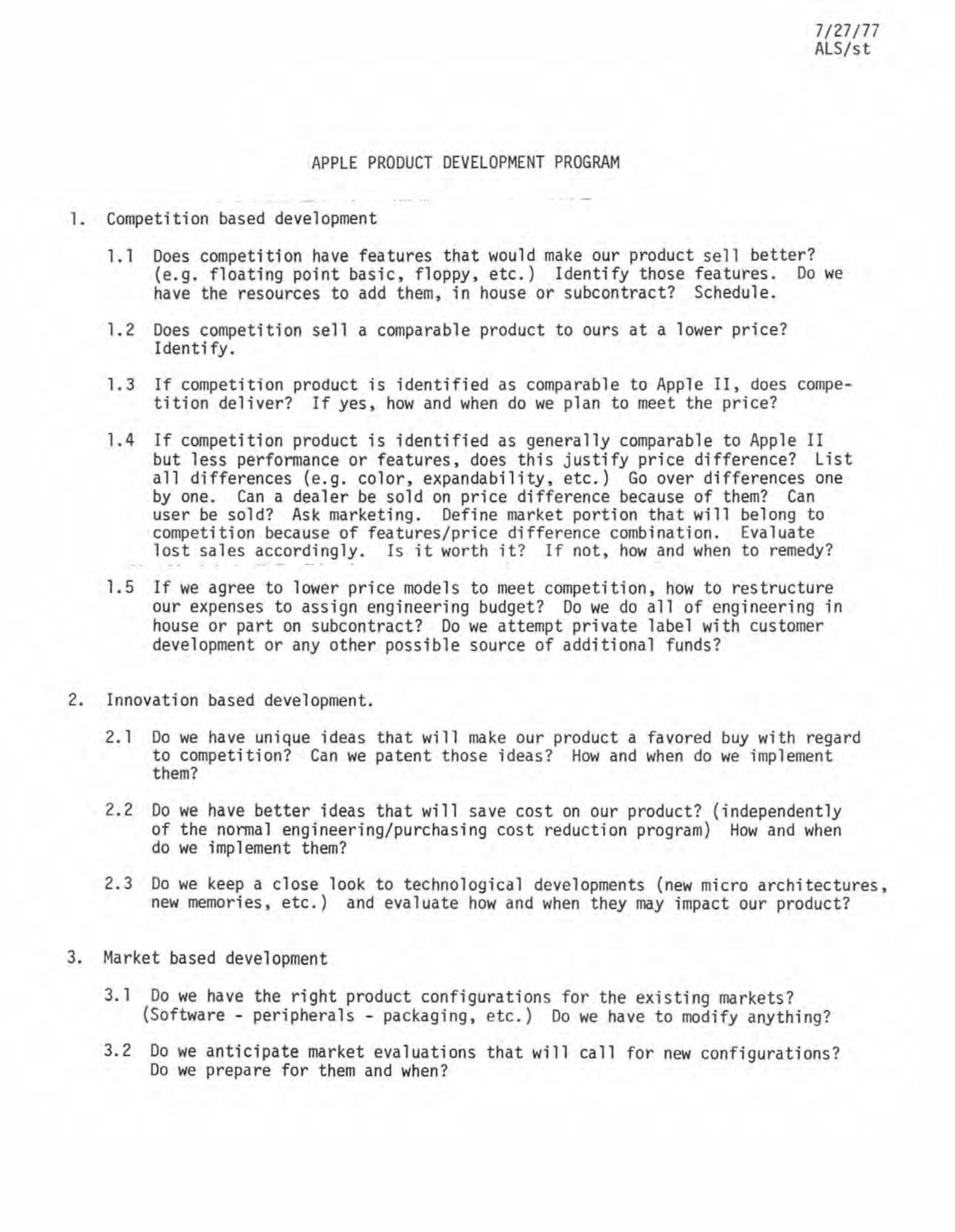 Apple Business Plan — page 38