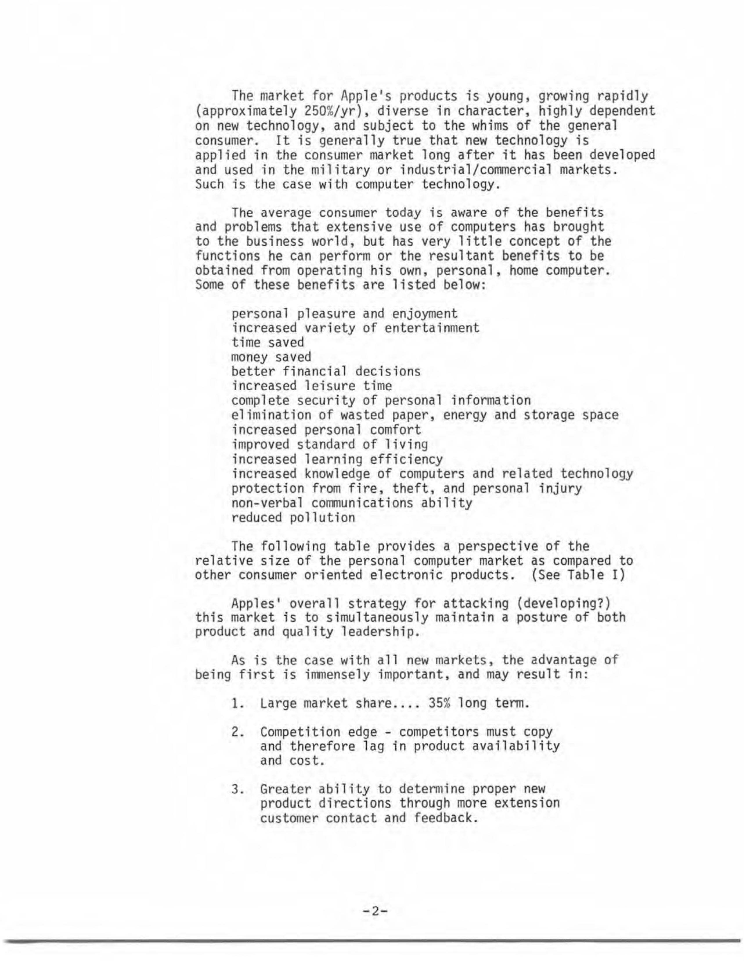 Apple Business Plan — page 6