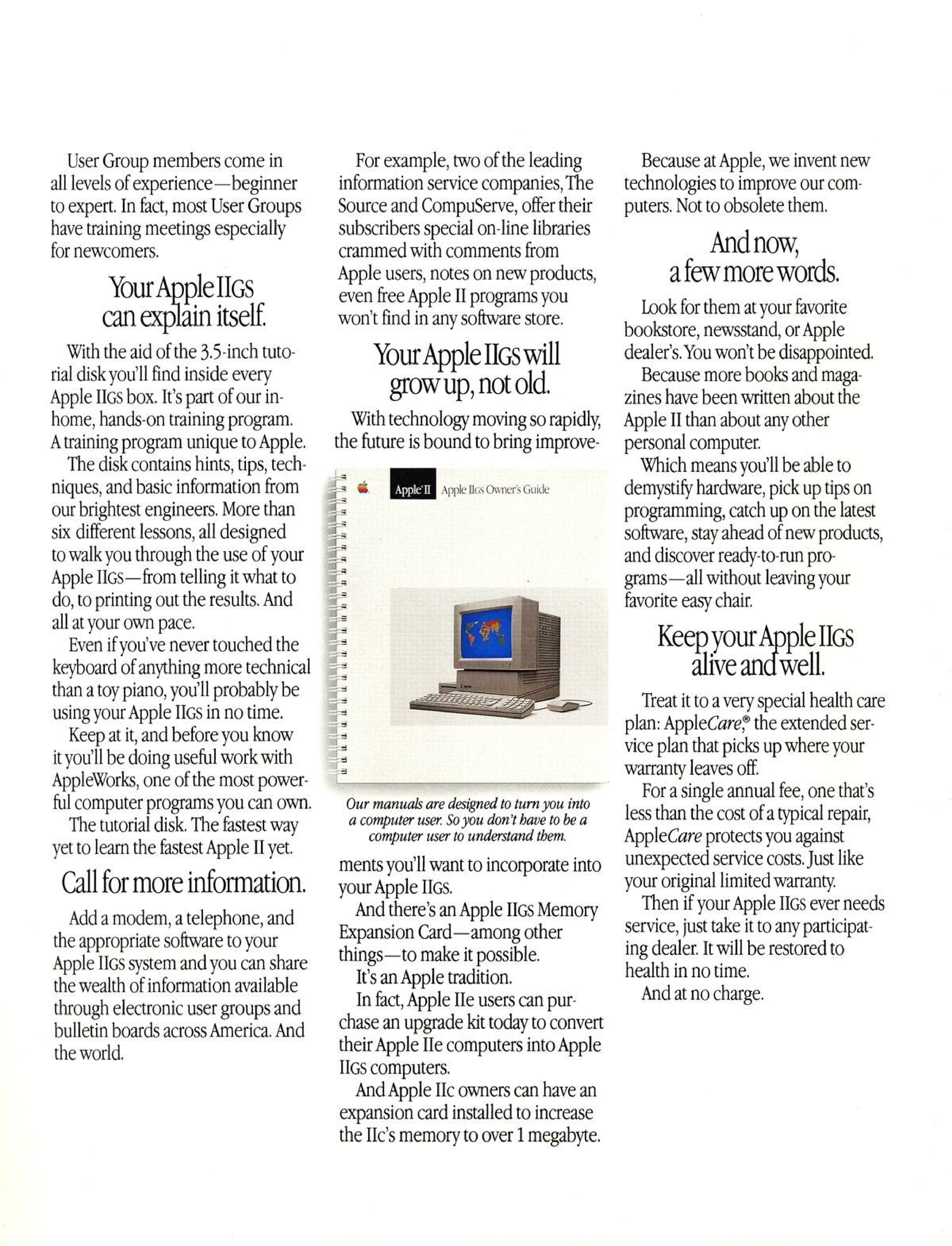 Apple Computer Brochure — page 19