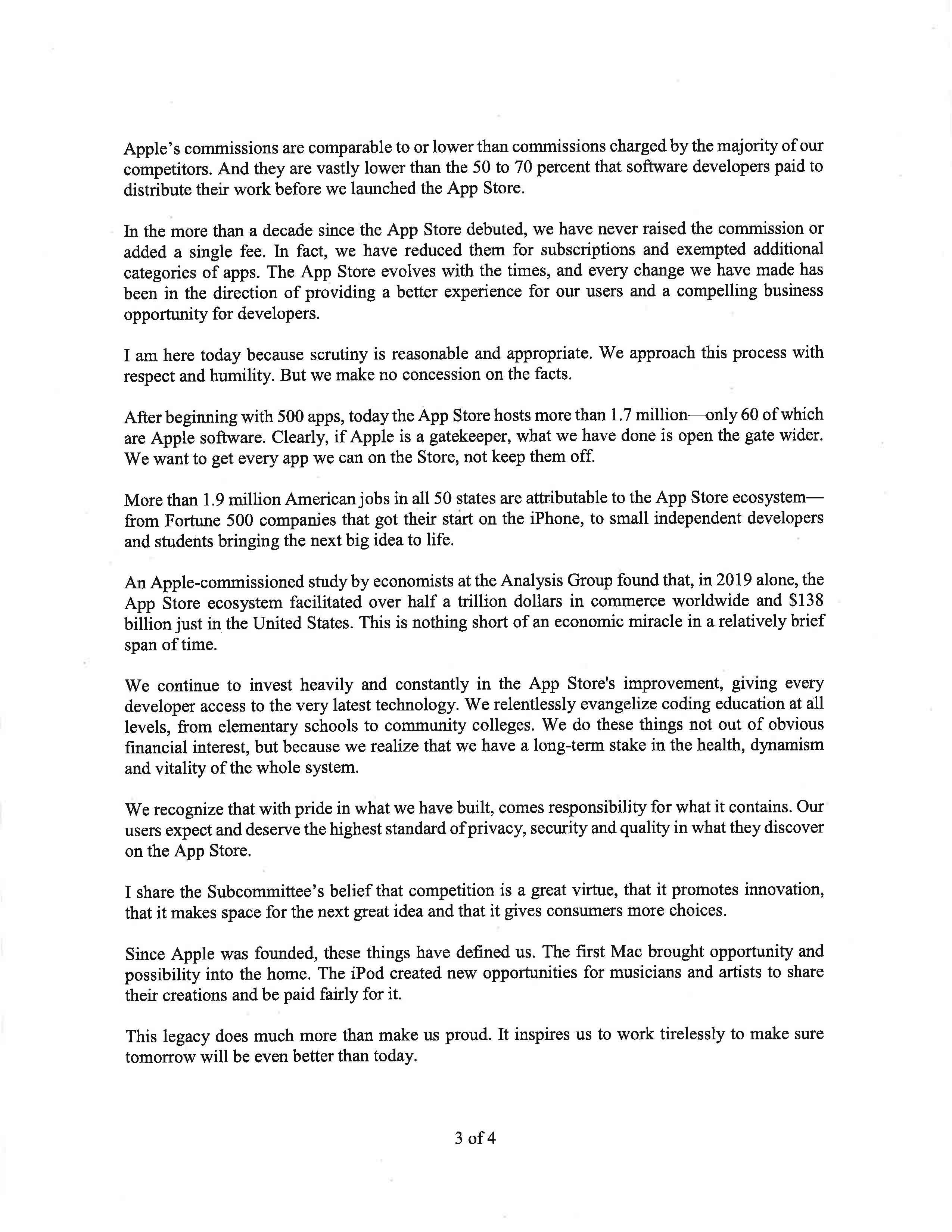Apple Congressional Opening Statement — page 3