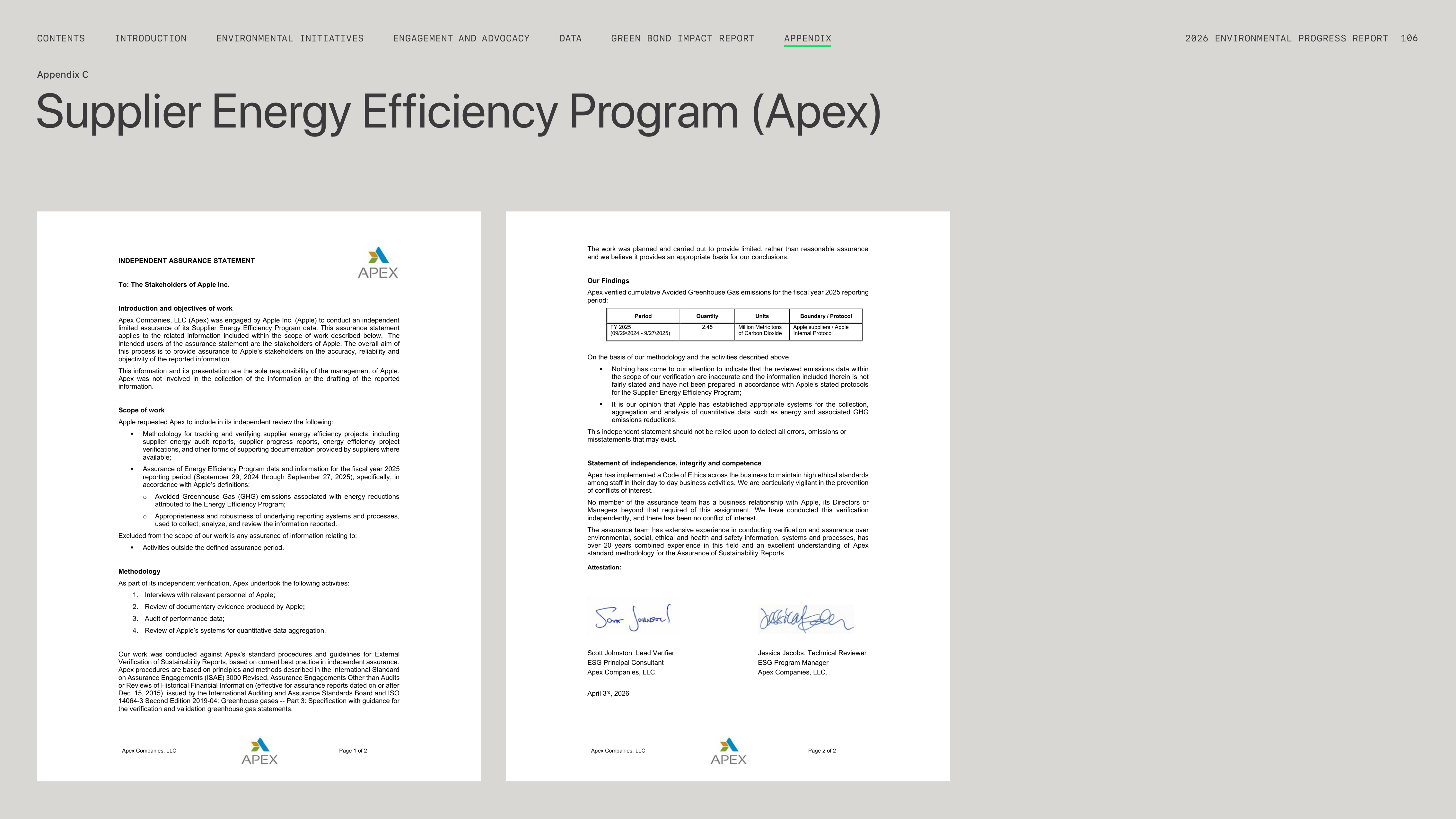 Apple Environmental Progress Report — page 106