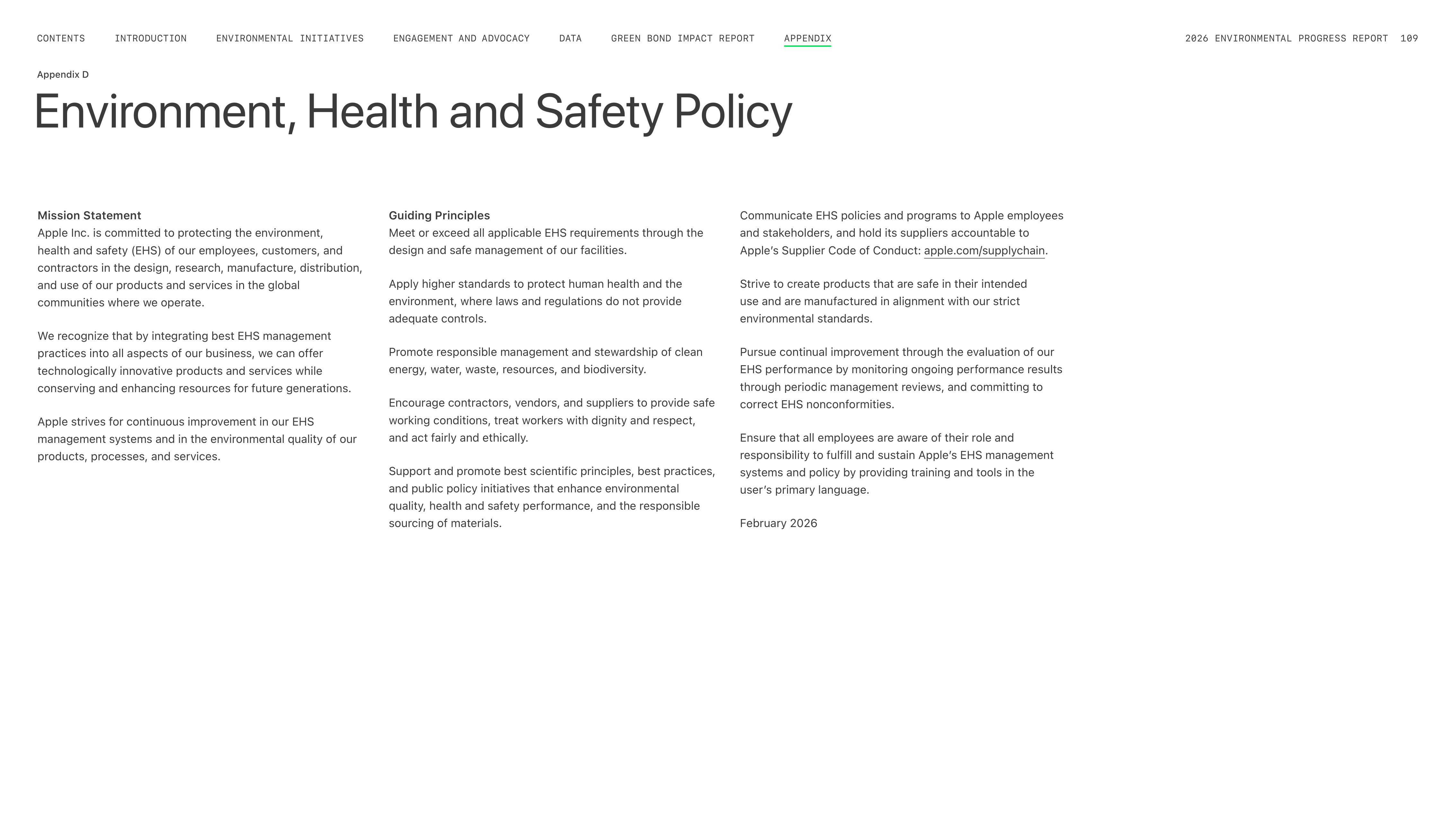 Apple Environmental Progress Report — page 109
