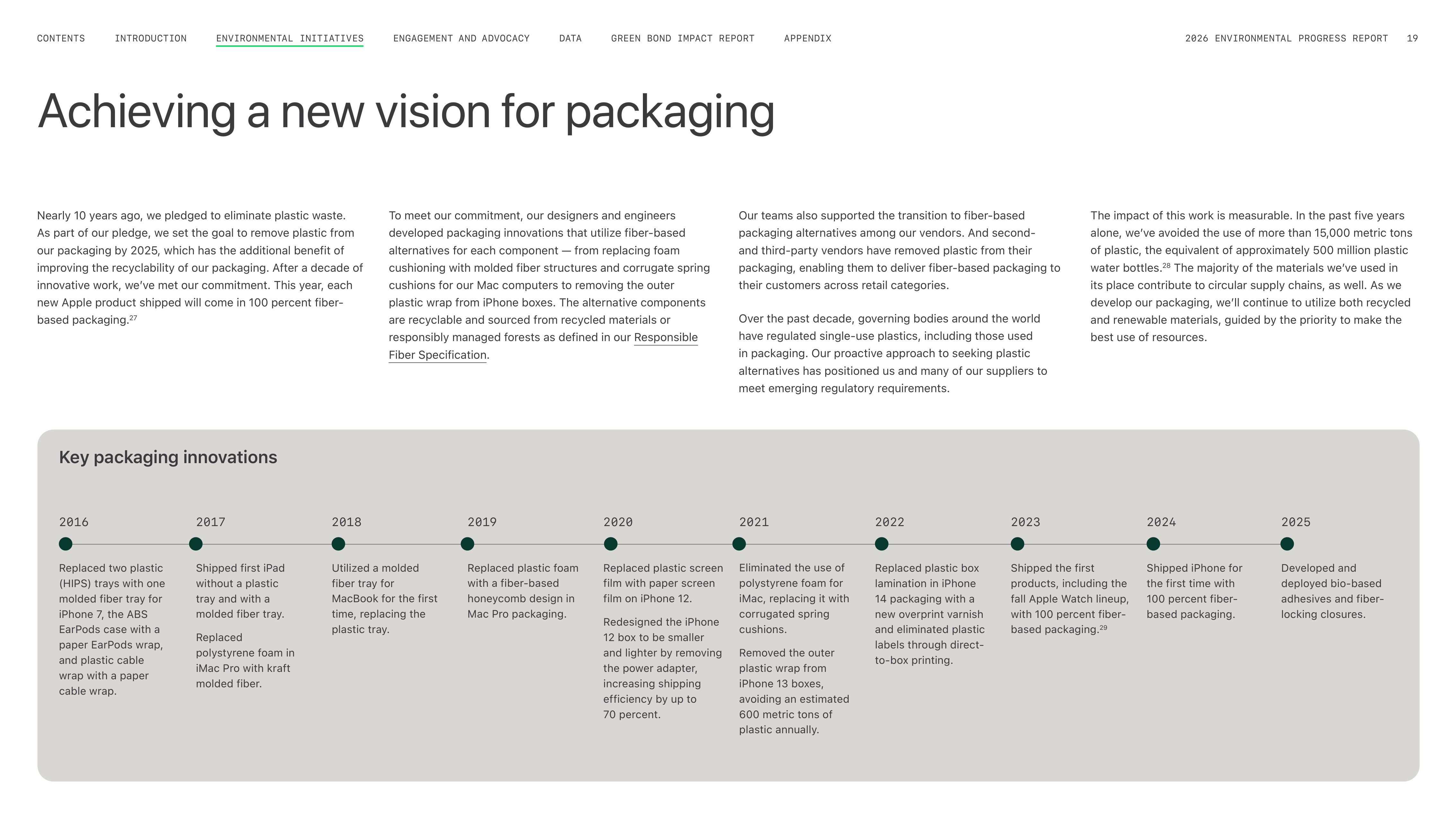 Apple Environmental Progress Report — page 19