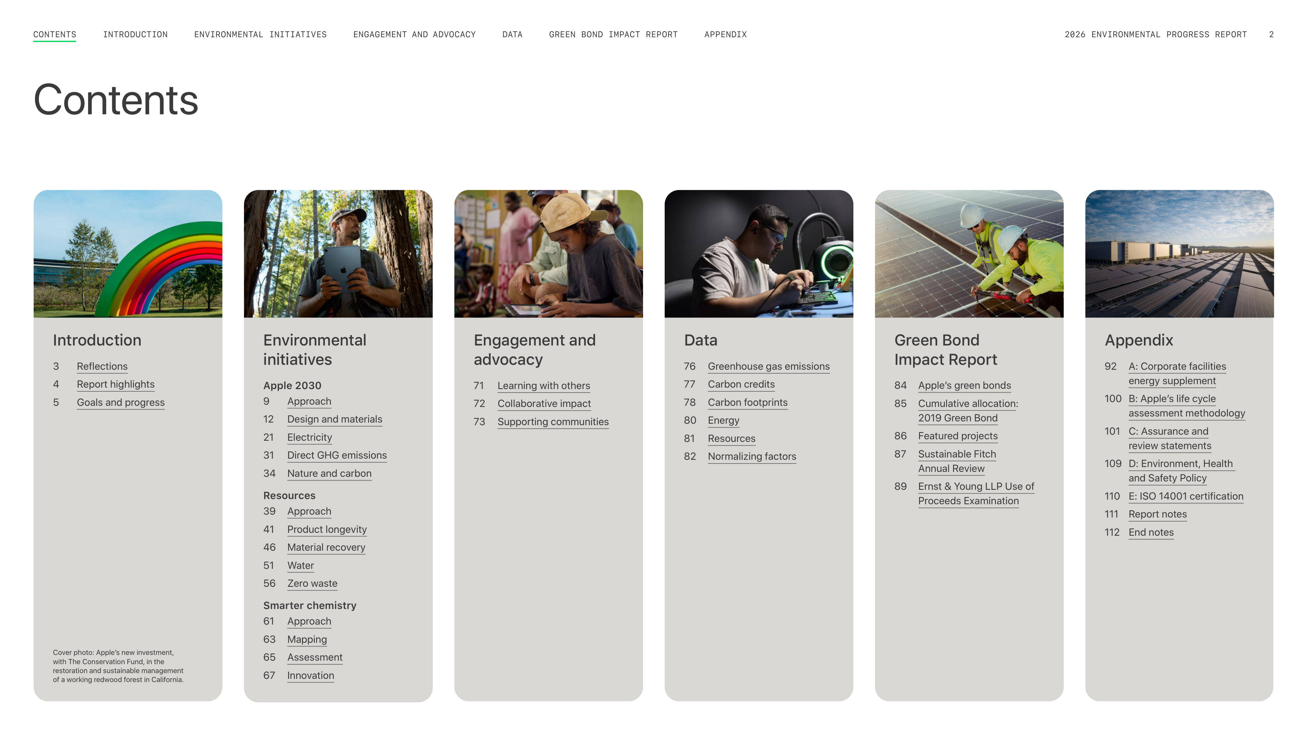 Apple Environmental Progress Report — page 2
