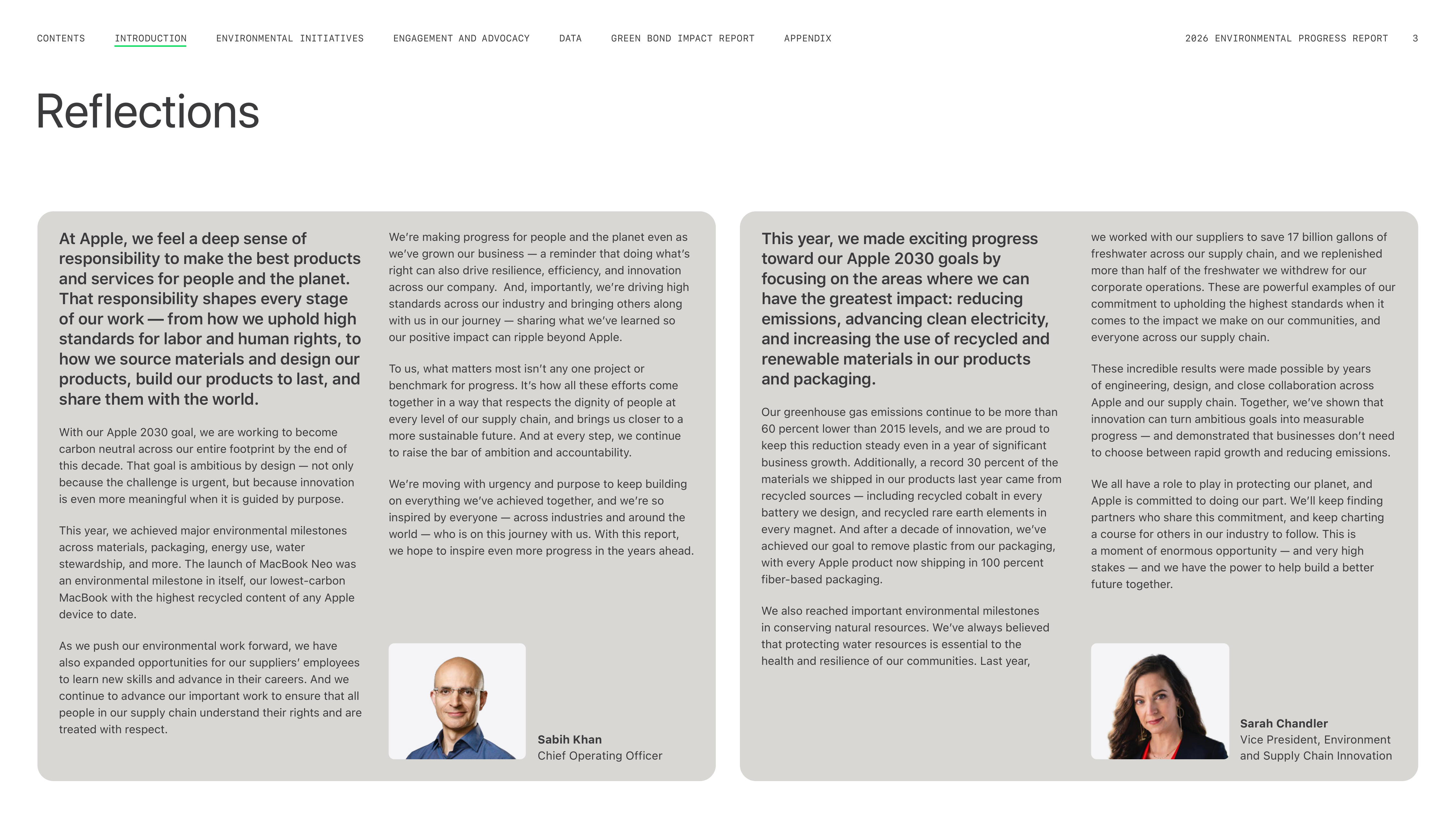 Apple Environmental Progress Report — page 3