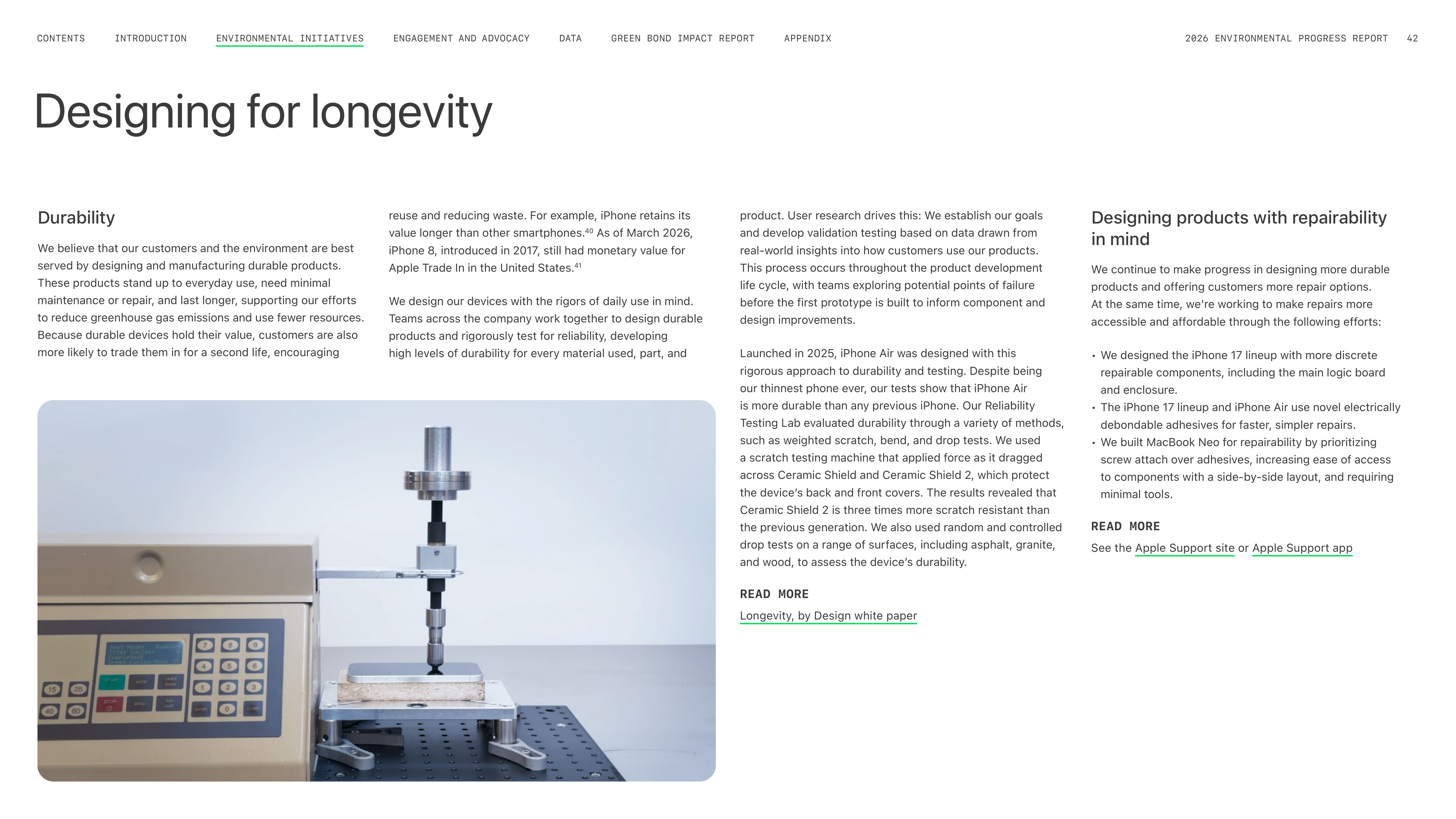 Apple Environmental Progress Report — page 42