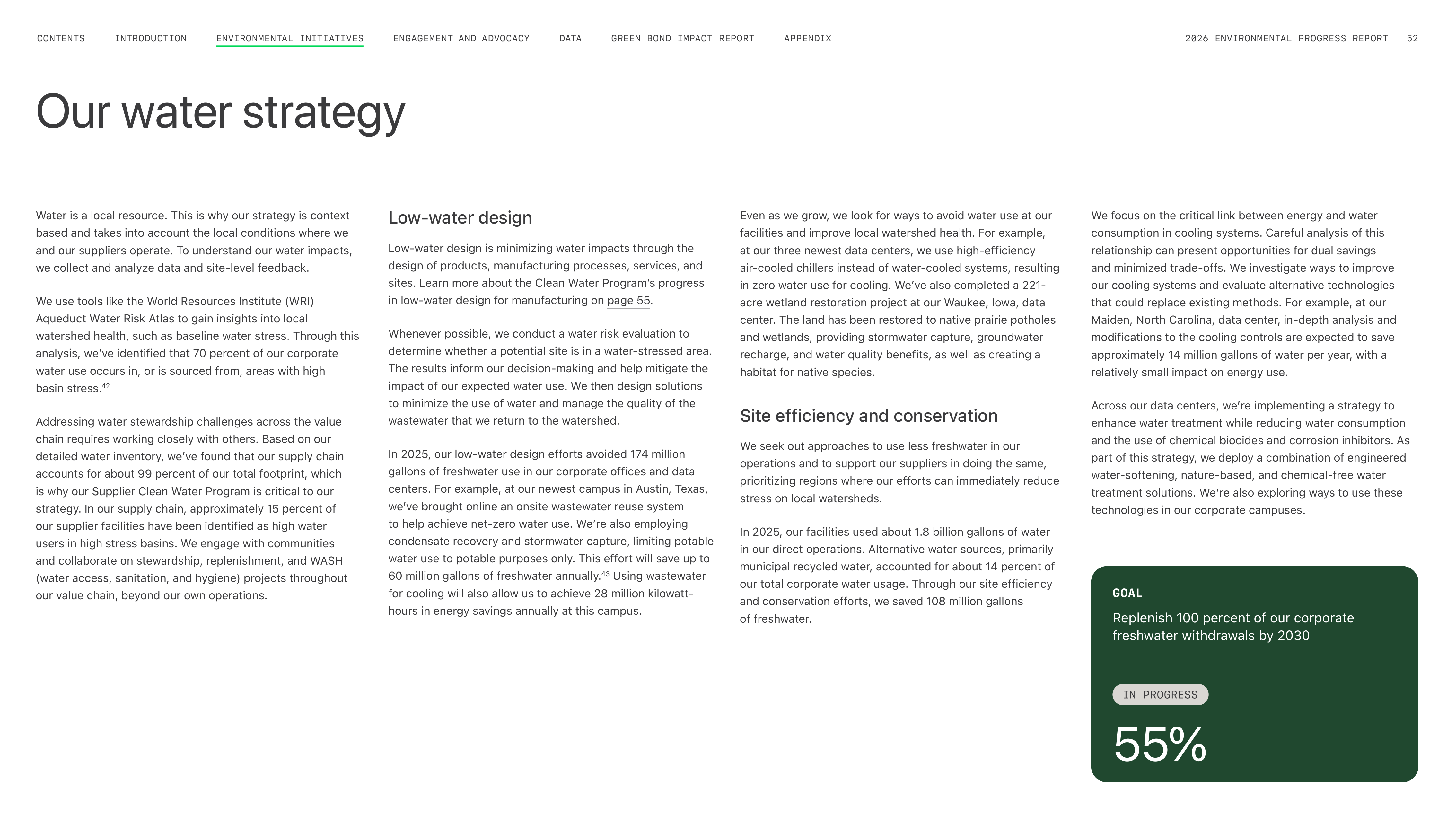 Apple Environmental Progress Report — page 52