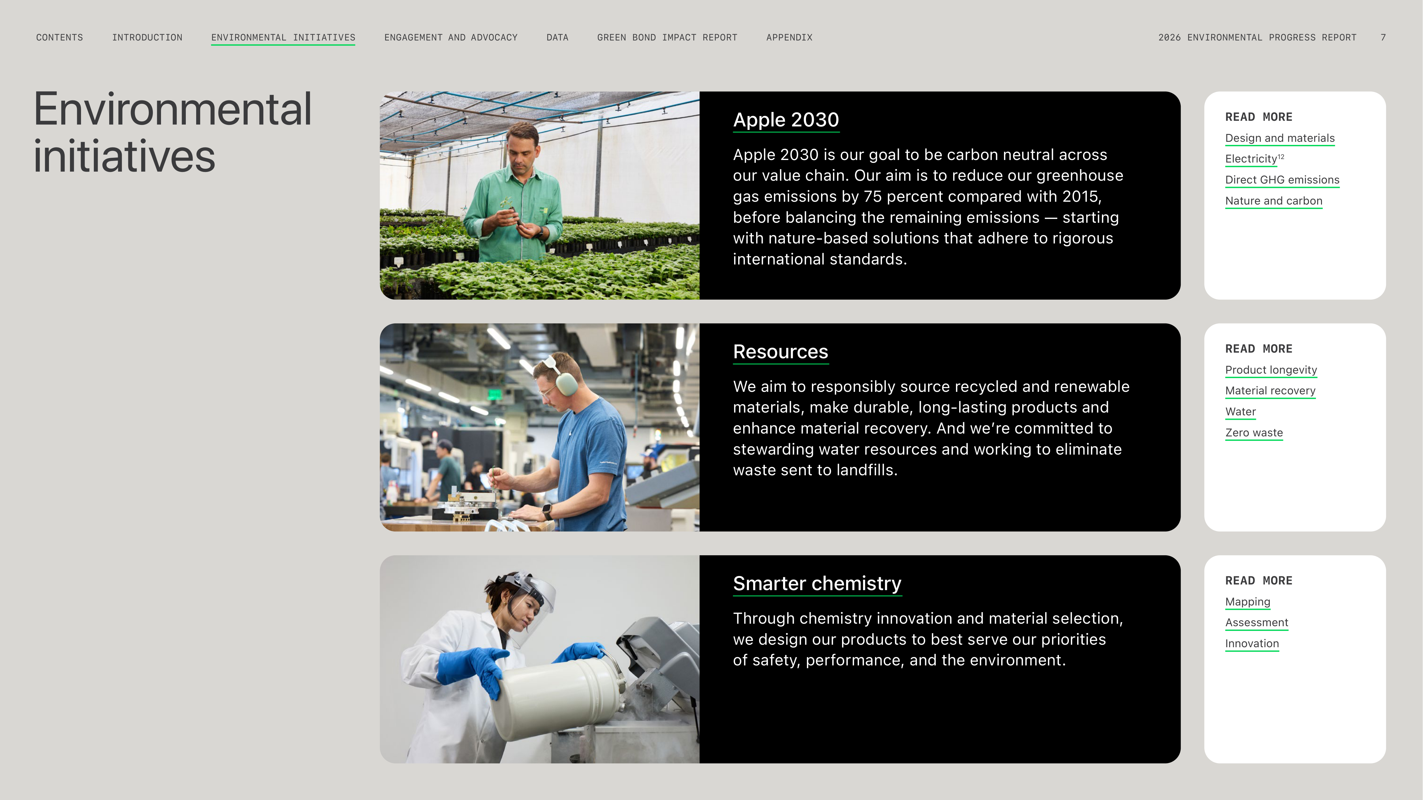 Apple Environmental Progress Report — page 7
