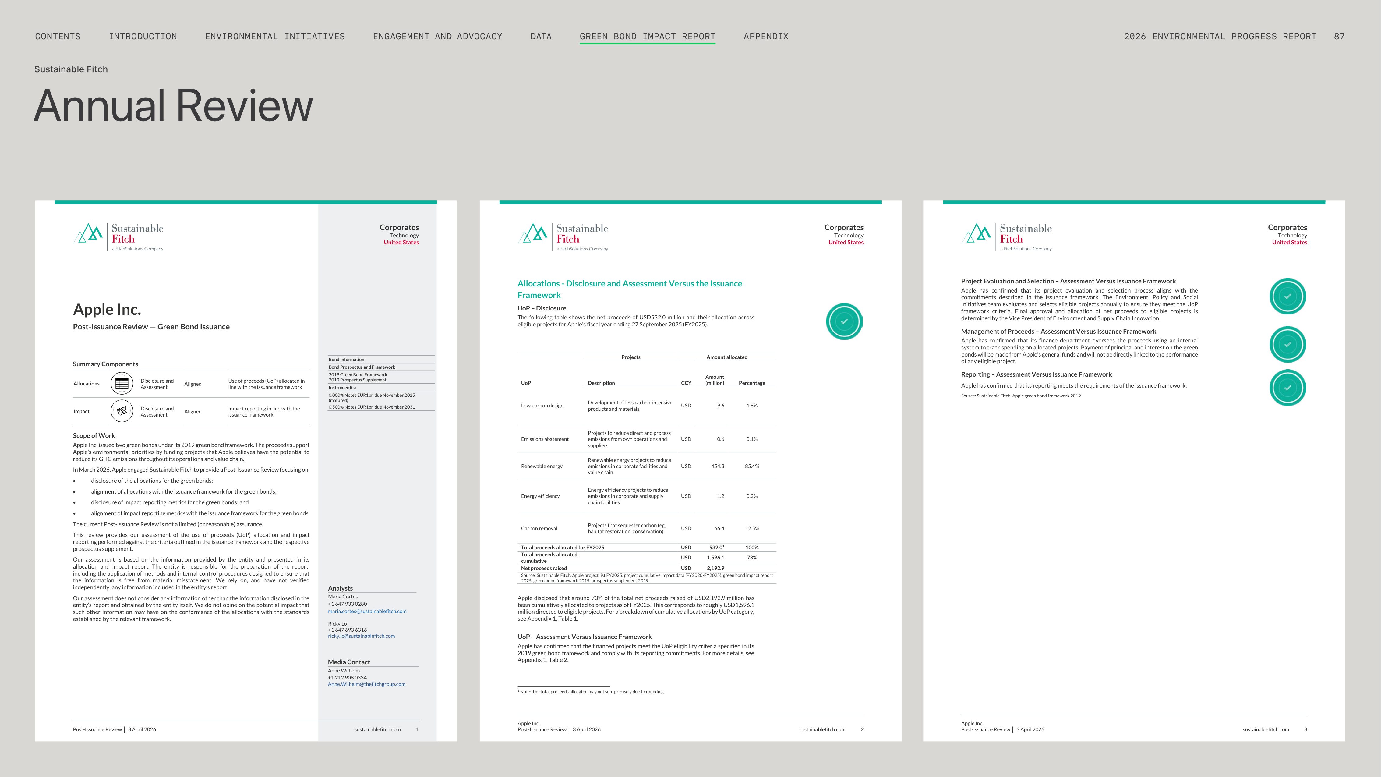 Apple Environmental Progress Report — page 87