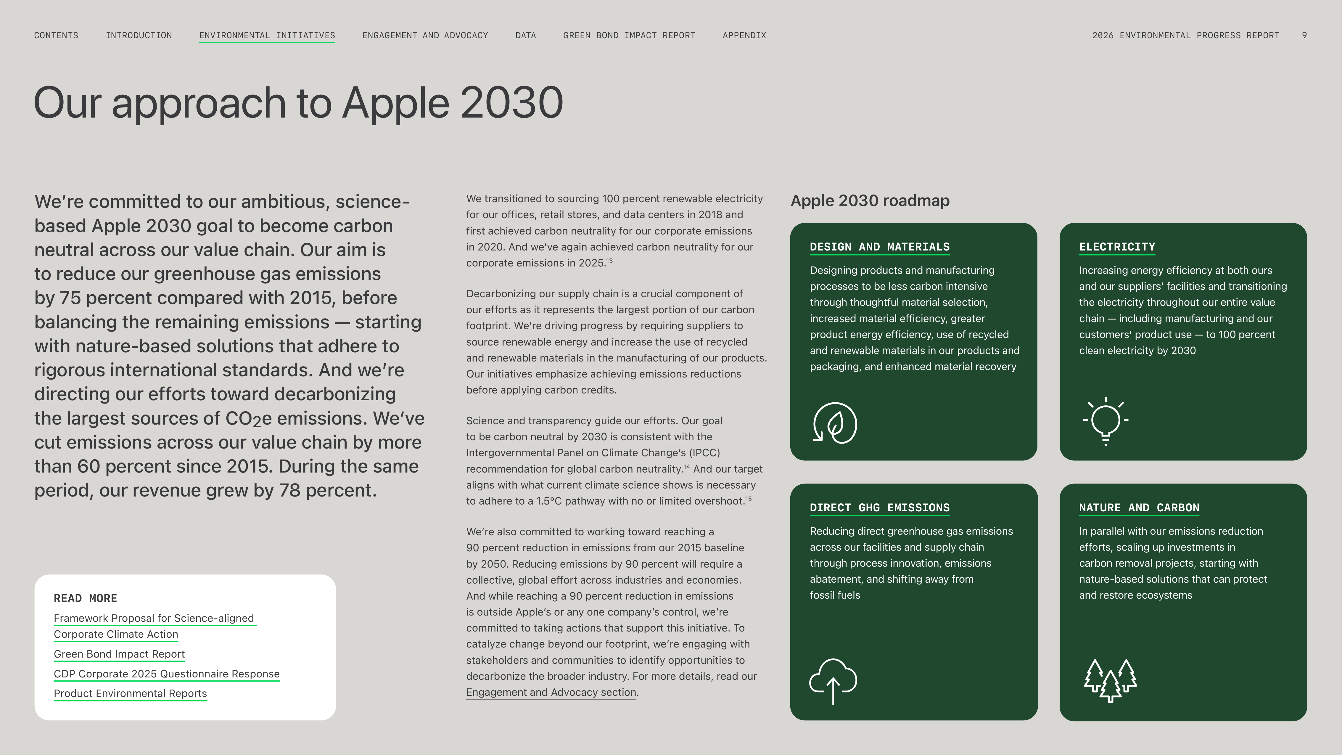 Apple Environmental Progress Report — page 9